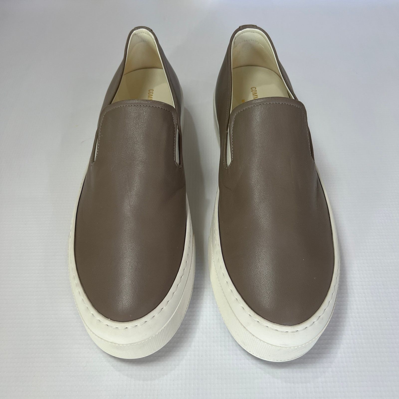 Common Projects Common Projects Slip-On Leather Sneakers EU 42 Taupe Luxury Size US 9 / EU 42 - 7 Thumbnail