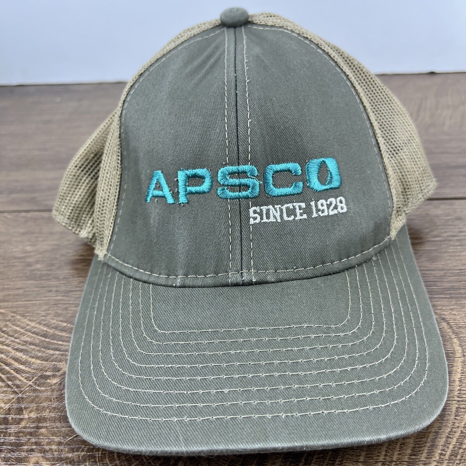 Other Apsco Hat Apsco 1928 Hat Gray Hat Adjustable Gray Adult Size Size ONE SIZE - 2 Thumbnail