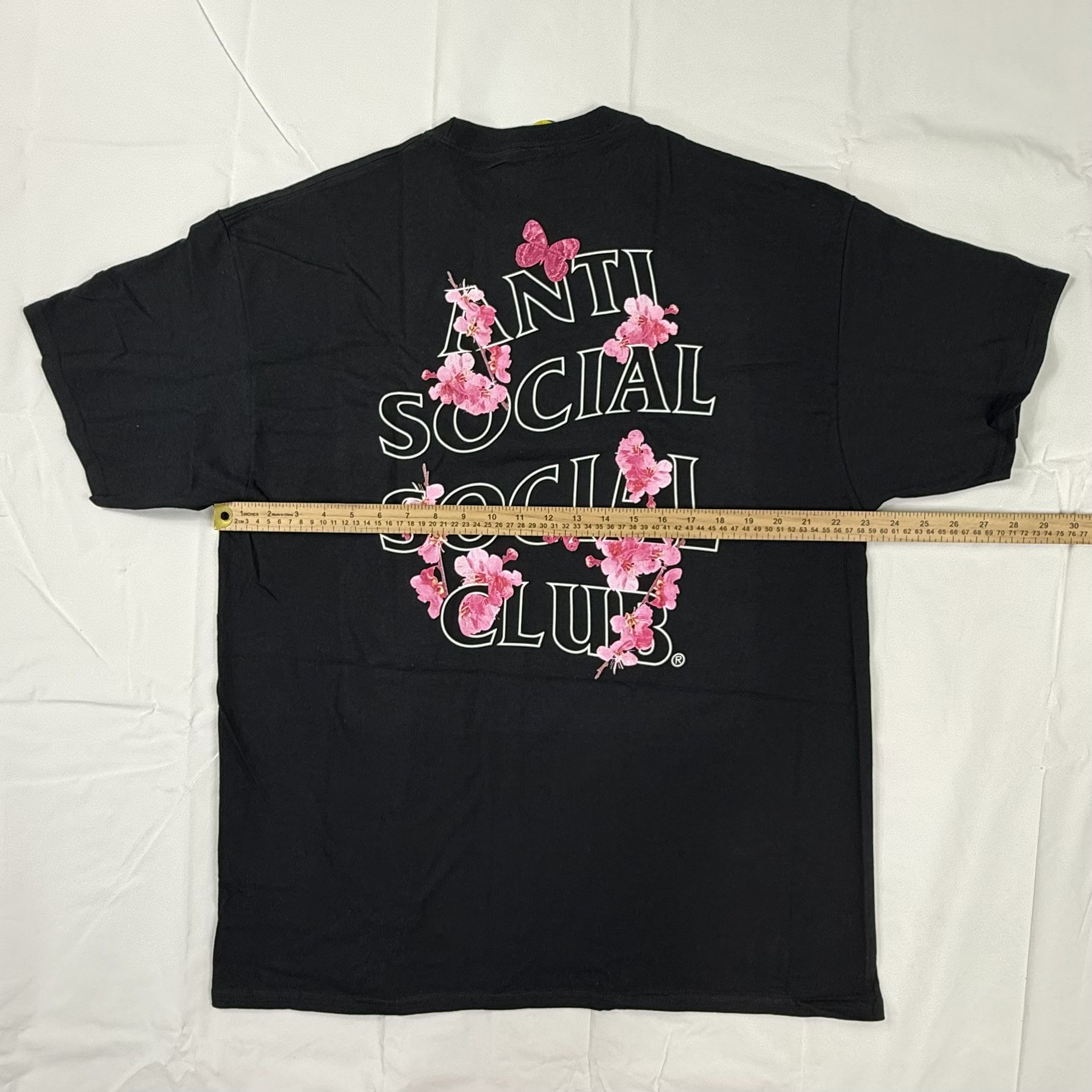Anti Social Social Club Anti Social Social Club Kkoch Black Tee Cherry Blossom XL Size US XL / EU 56 / 4 - 4 Thumbnail