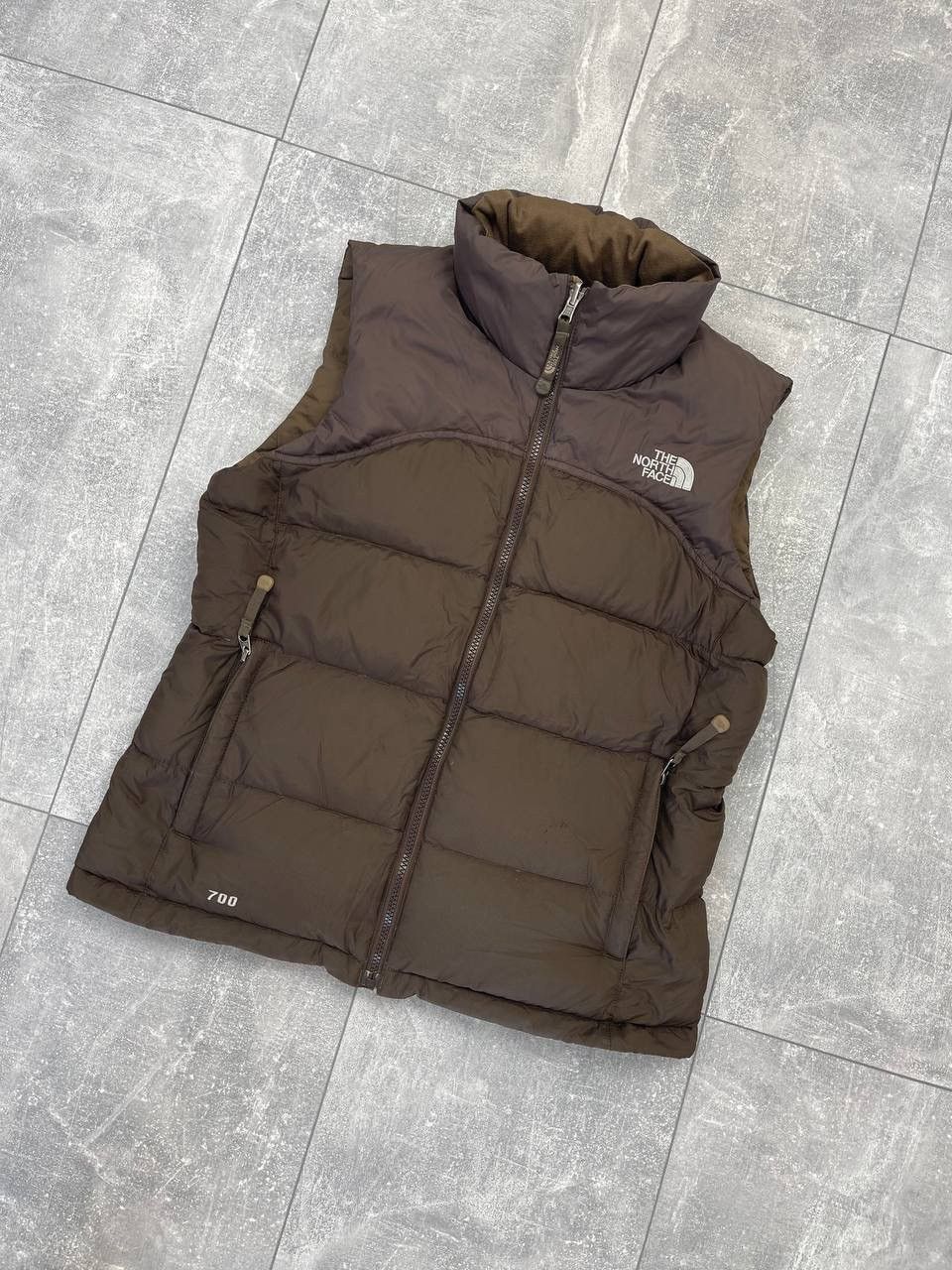The North Face The North Face Brown Retro Puffer Down Nuptse 700 Vest Size S / US 4 / IT 40 - 3 Thumbnail