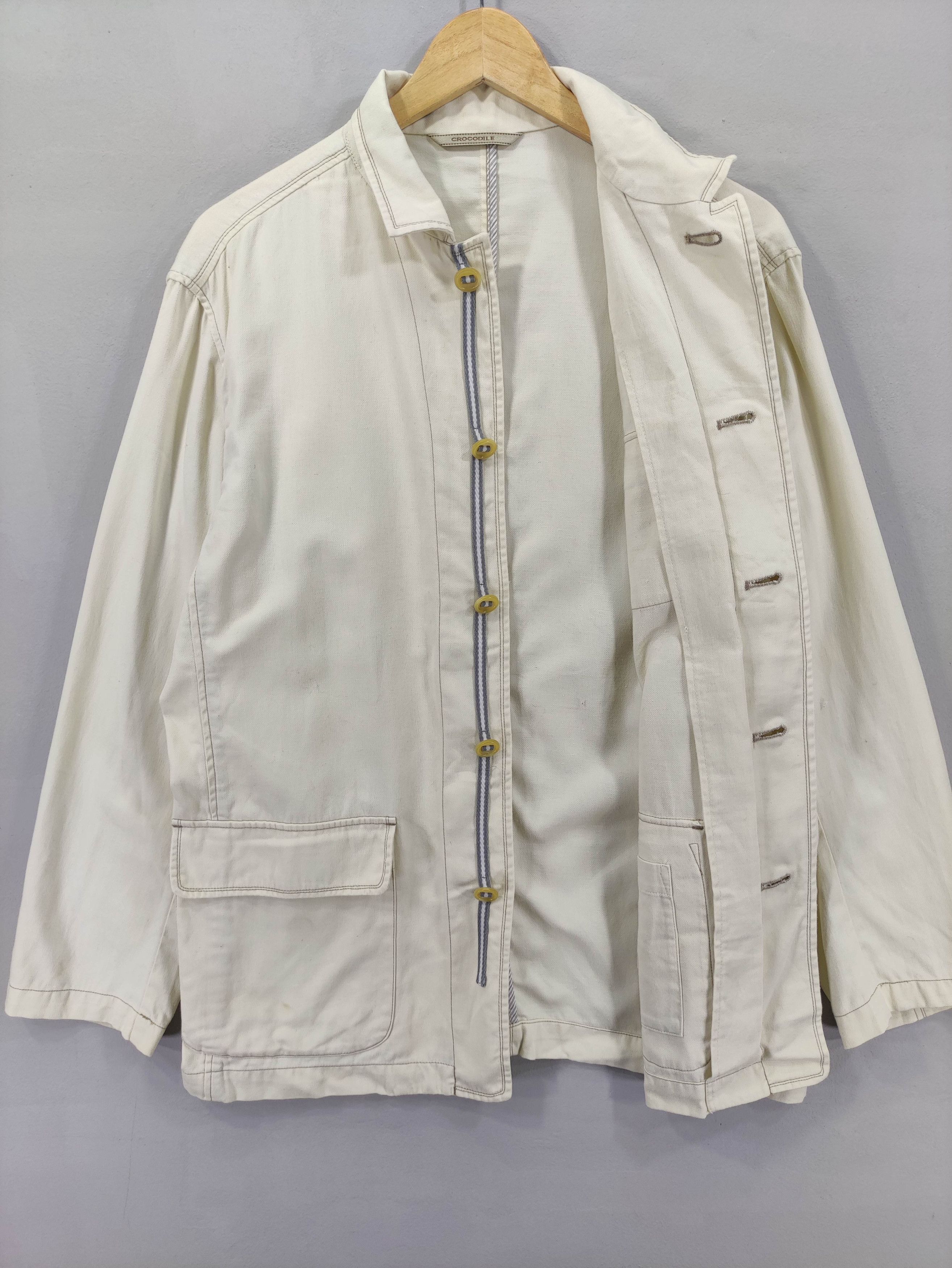Japanese Brand Vintage Crocodile Chore Style Jacket Size US L / EU 52-54 / 3 - 4 Thumbnail