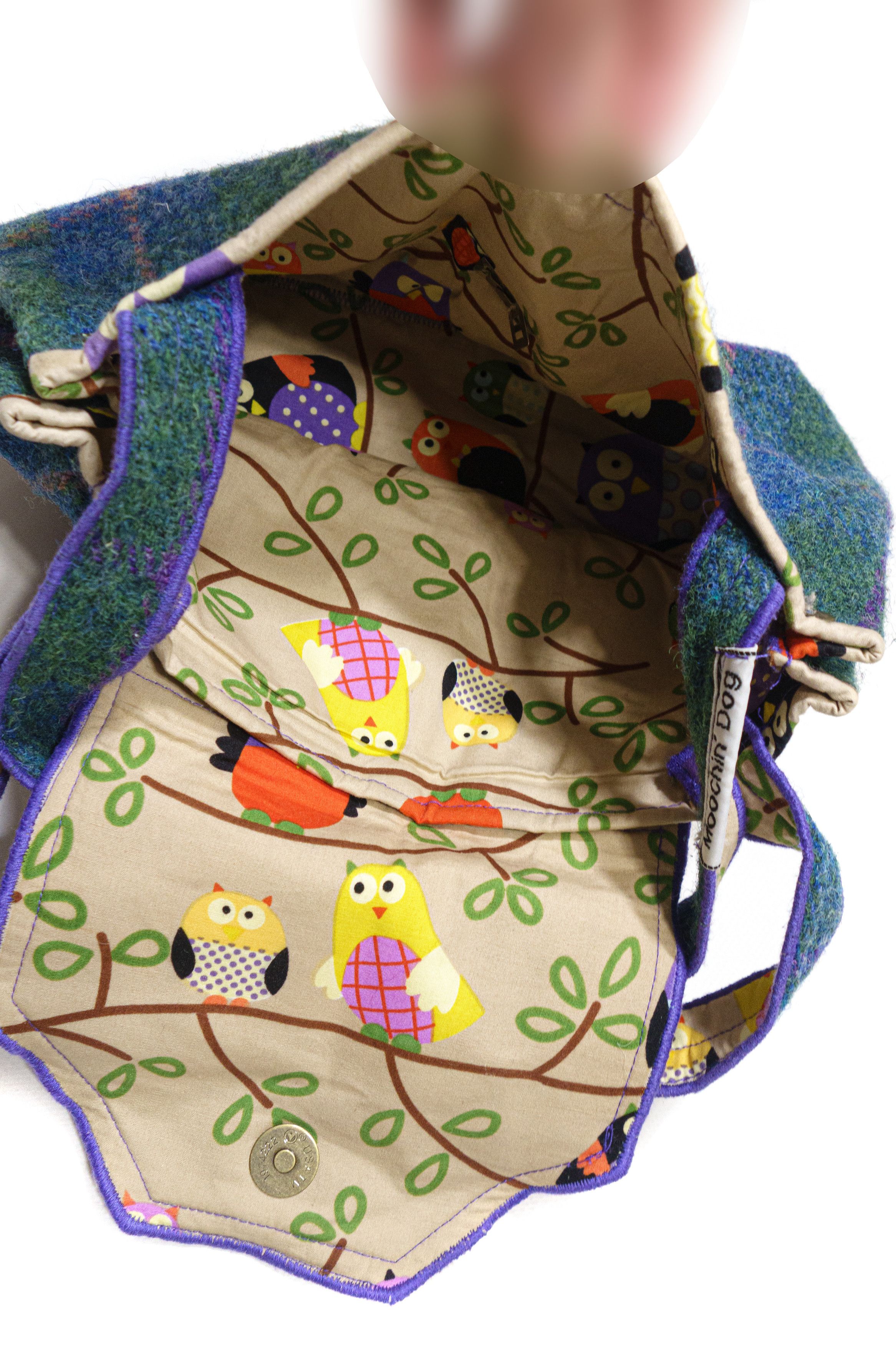 Harris Tweed 90S Moochin Dog Wool Mini Bag Size ONE SIZE - 4 Thumbnail