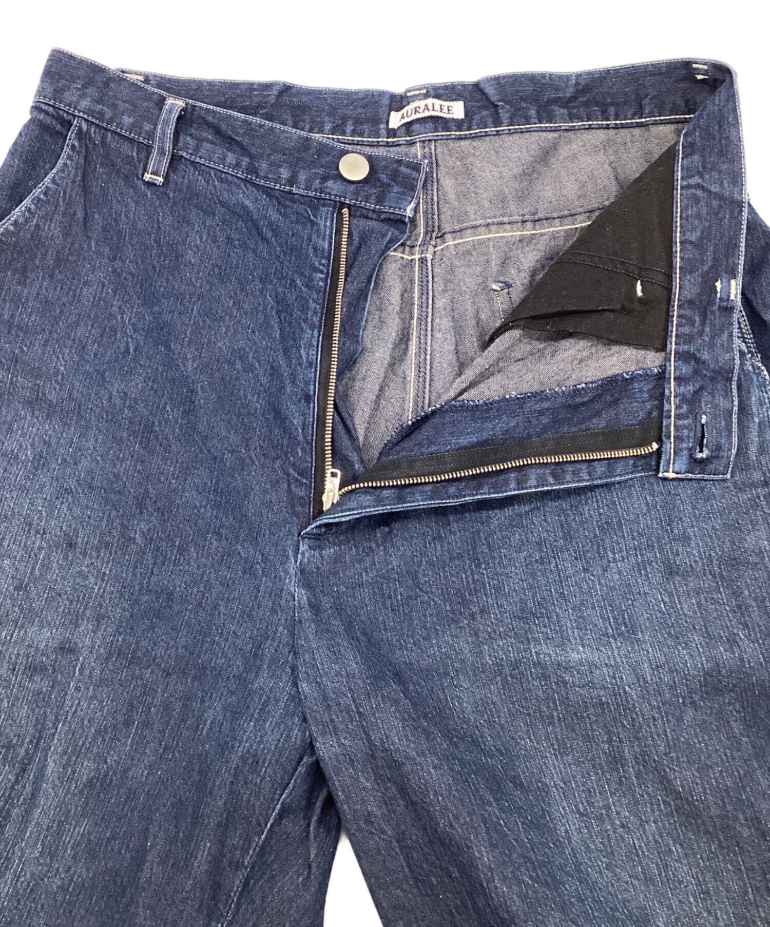 Auralee AURALEE HARD TWIST LIGHT DENIM PANTS 3 Size US 30 / EU 46 - 3 Thumbnail