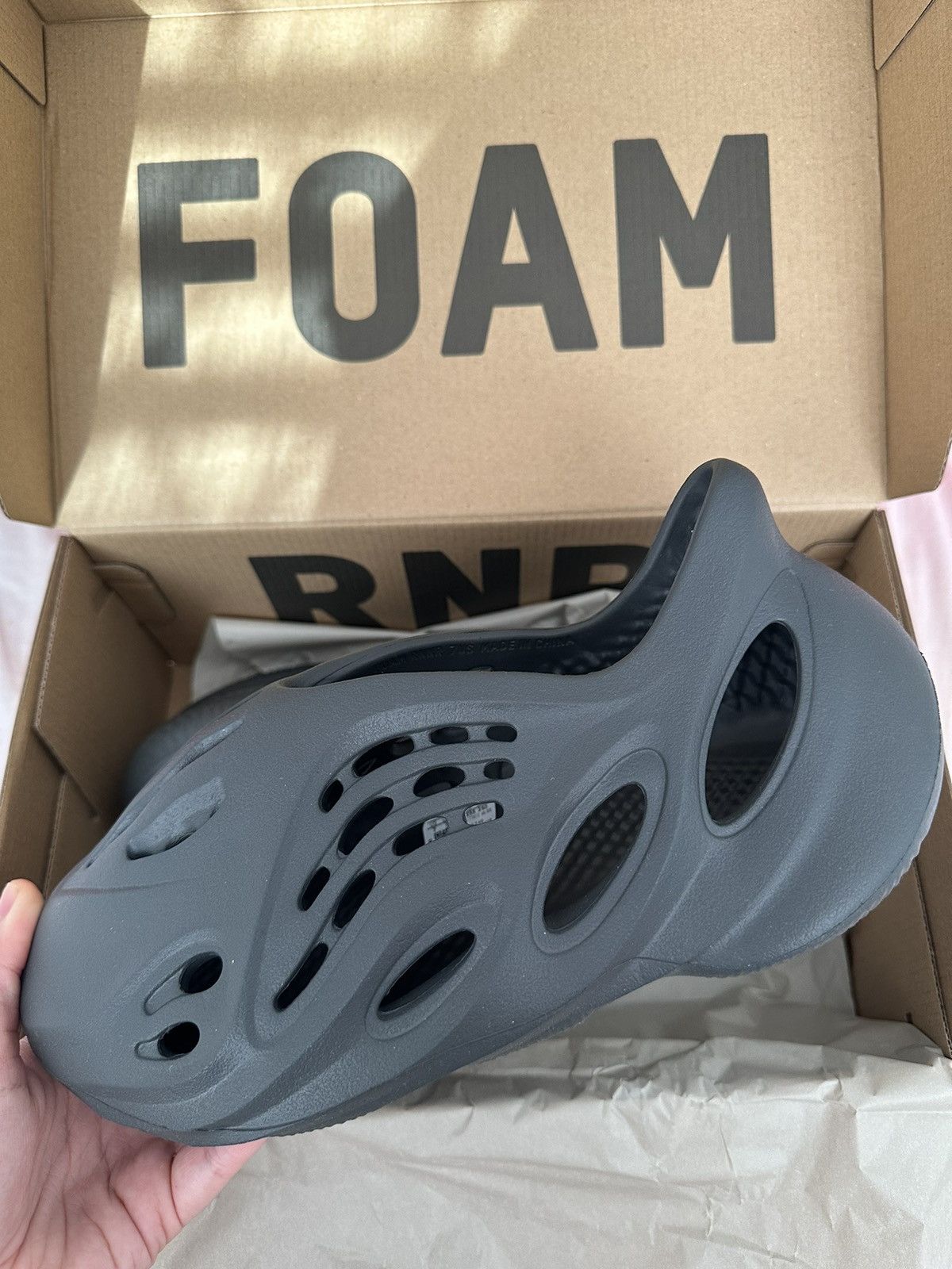 Yeezy Foam Runner Black | Grailed