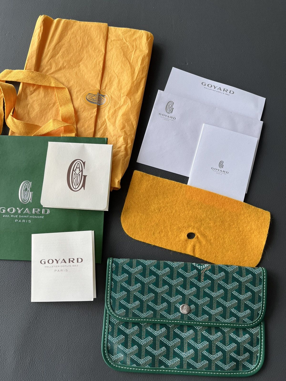 Goyard Goyard Limited Edition XL Clutch Pouch Brand New Super Rare Size ONE SIZE - 18 Thumbnail