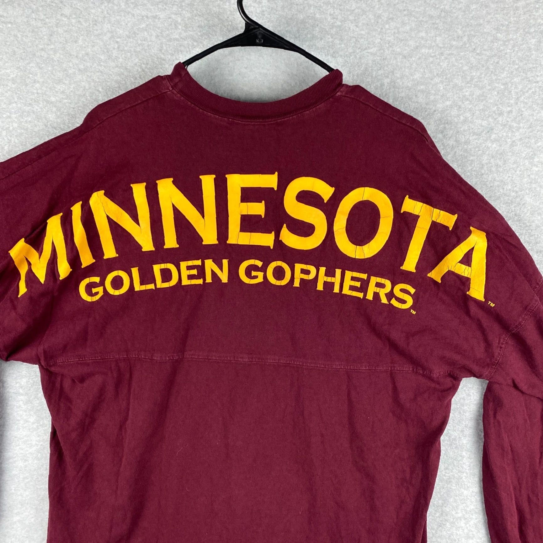 ESPIRIT VINTAGE Minnesota Golden Gophers Spirit Jersey Shirt Men M Maroon Long Sleeve Size US M / EU 48-50 / 2 - 5 Thumbnail
