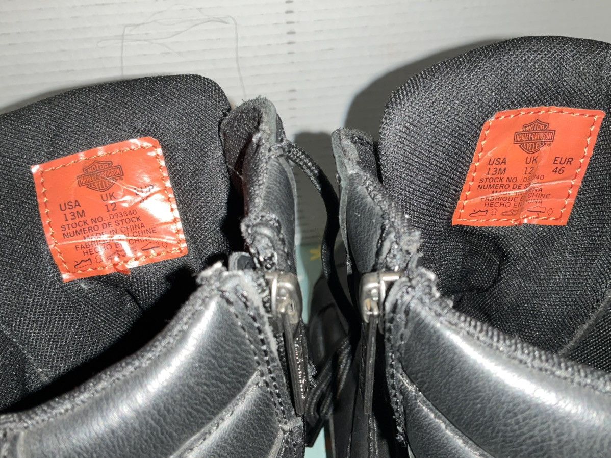 Harley Davidson Motorcycle Boots Size US 13 / EU 46 - 11 Thumbnail