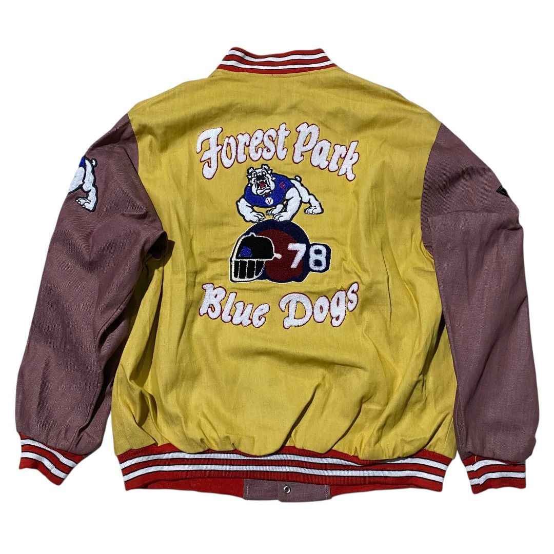 Jeff Hamilton Jeff hamilton racing forrest park blue dogs varsity jacket Size US L / EU 52-54 / 3 - 2 Thumbnail