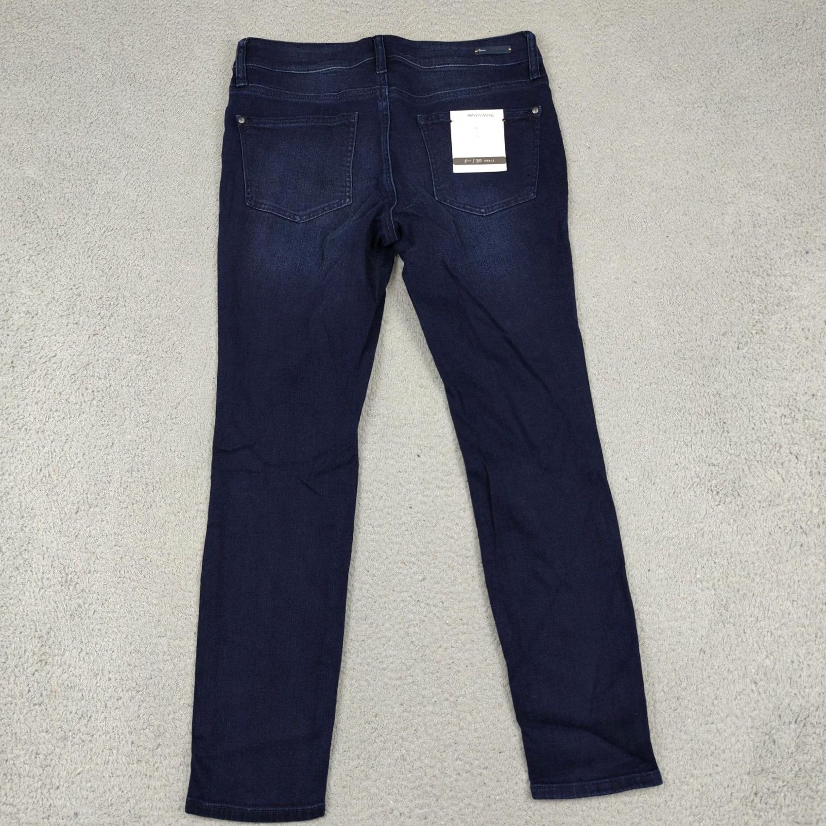 Vintage VINTAGE Pilcro Jeans Womens 30 Blue Dark Wash Stet Mid Rise Slim Ankle Stretch Denim Size 30" / US 8 / IT 44 - 5 Thumbnail