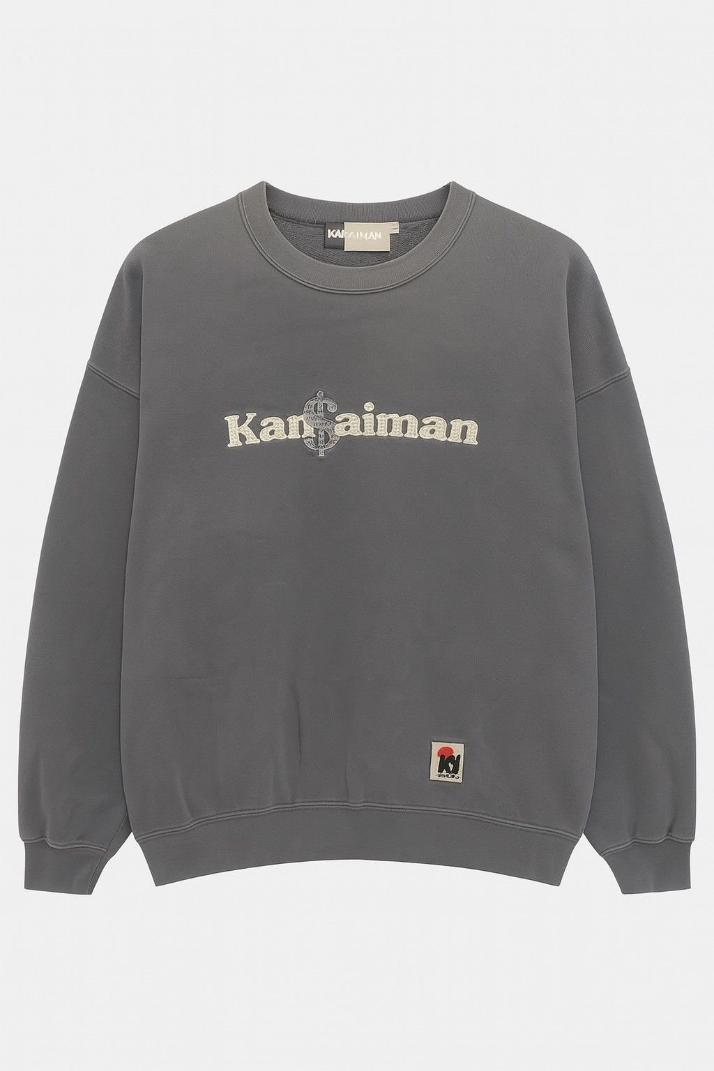 Kansai Yamamoto Vintage Kansai Man Logo Sweatshirt Embroidered Kan$aiman Size US L / EU 52-54 / 3 - 1 Thumbnail