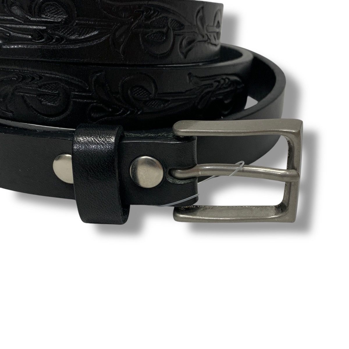 Needles NEEDLES EMBOSSED LEATHER BELT Size 34 - 2 Thumbnail