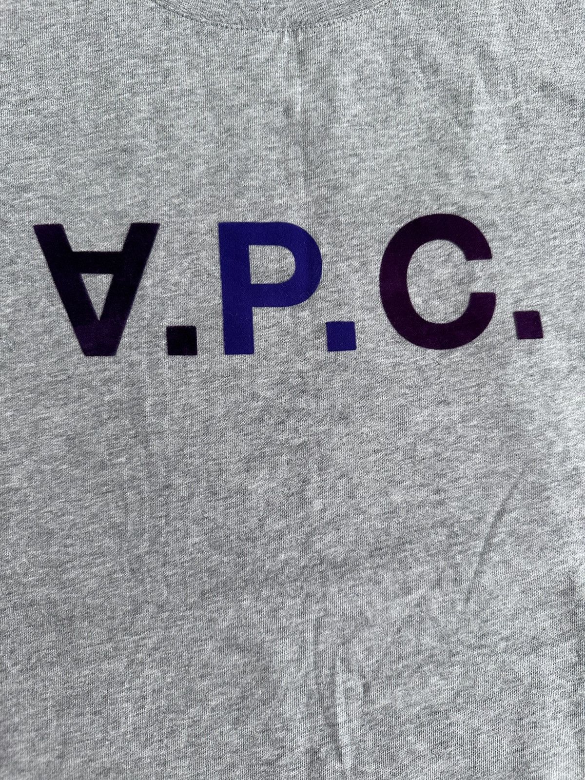 A.P.C. A.P.C. Multicoloured VPC T-Shirt - Violet SIZE XL Size US XL / EU 56 / 4 - 3 Thumbnail