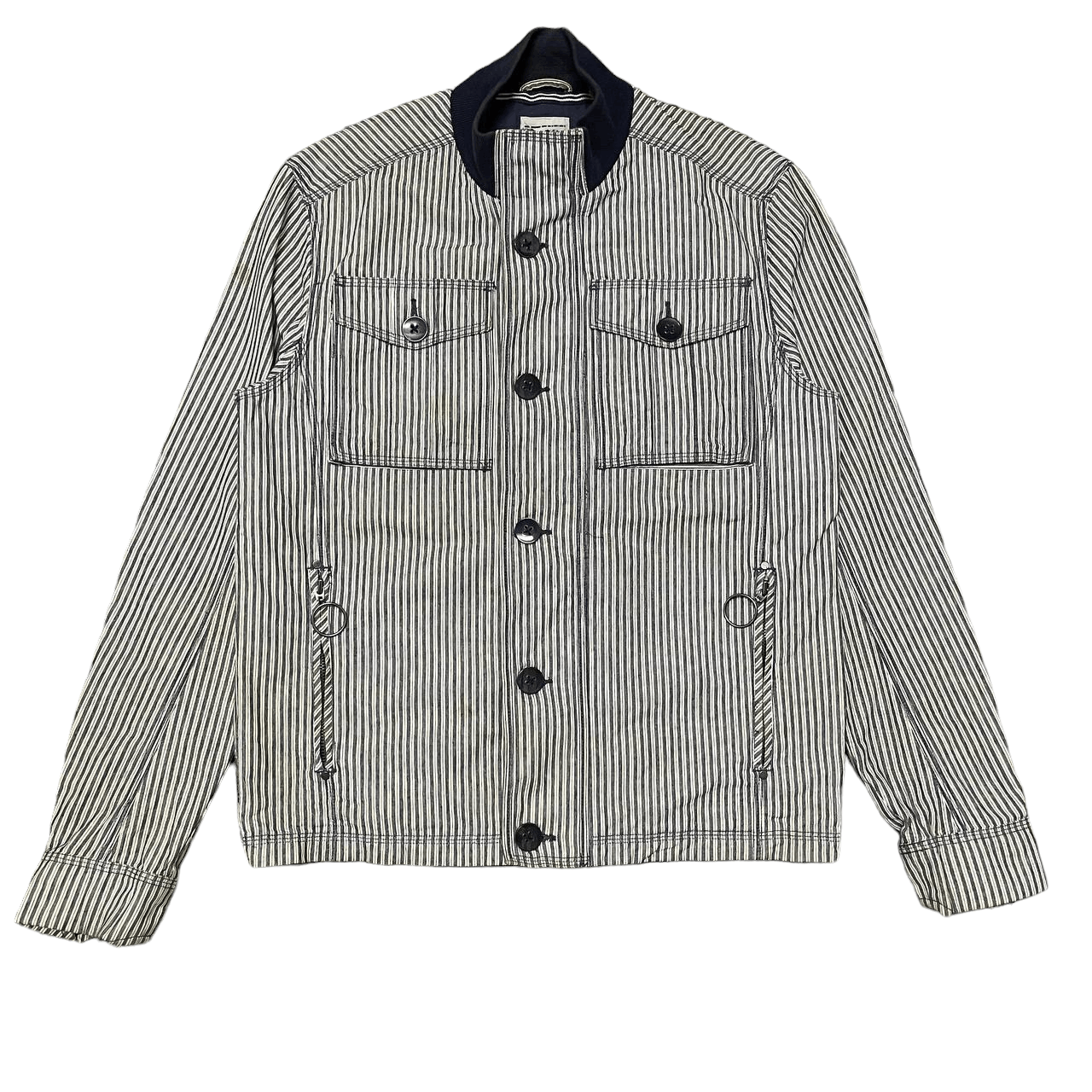 Triple 5 Soul Vintage Triple 5 Soul Hickory Stripe Multi Pocket Jacket Size US M / EU 48-50 / 2 - 1 Thumbnail