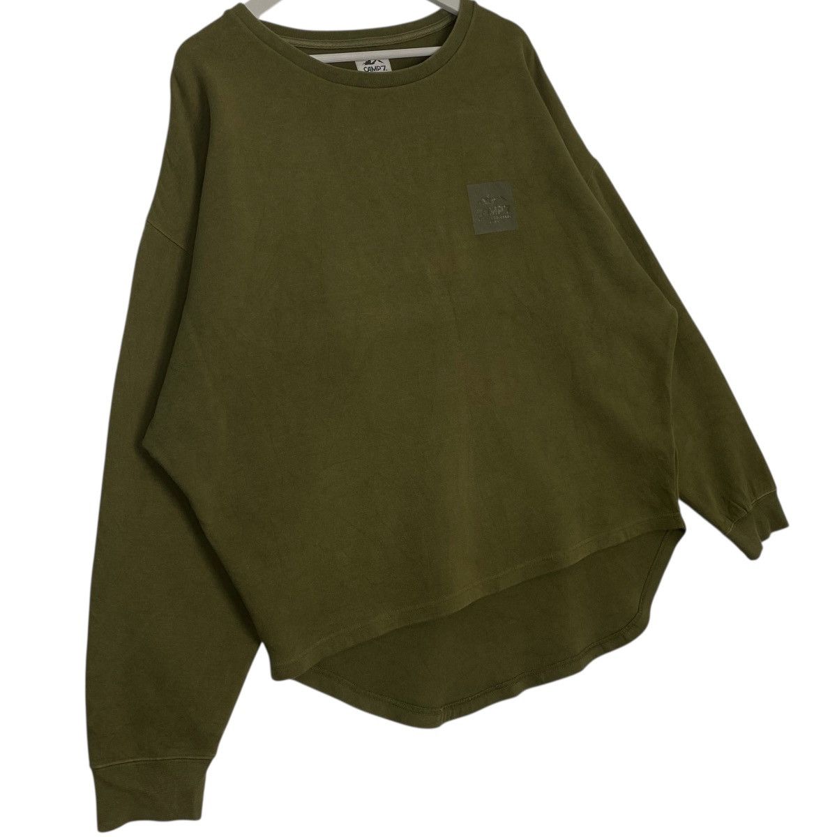 Vintage Vintage Camp7 Sweatshirt Crewneck Big Logo Green Size L Size US L / EU 52-54 / 3 - 3 Thumbnail