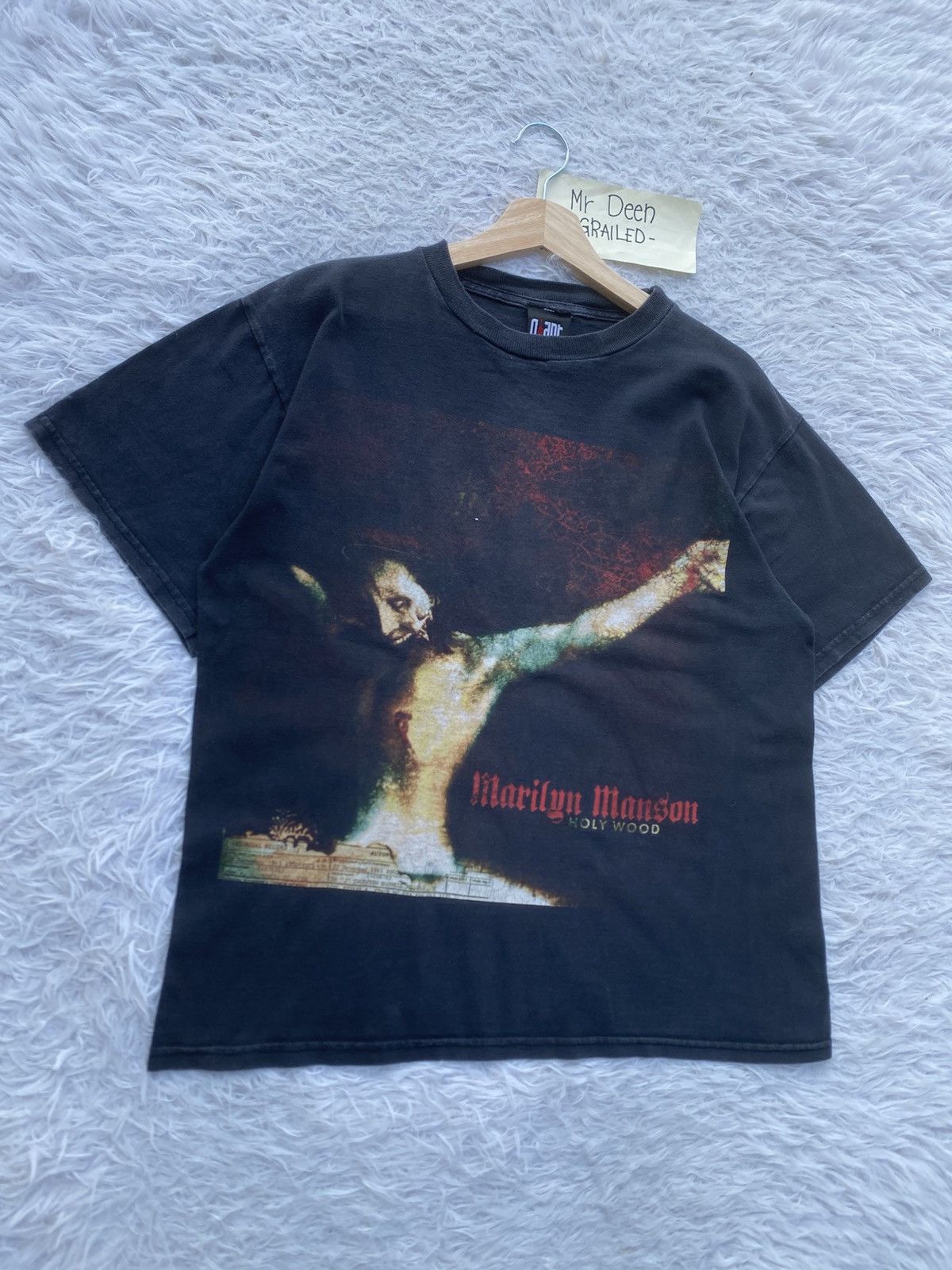 Band Tees Vtg Marylin Manson Guns, God and Government (Holy Wood Era) Size US M / EU 48-50 / 2 - 2 Thumbnail