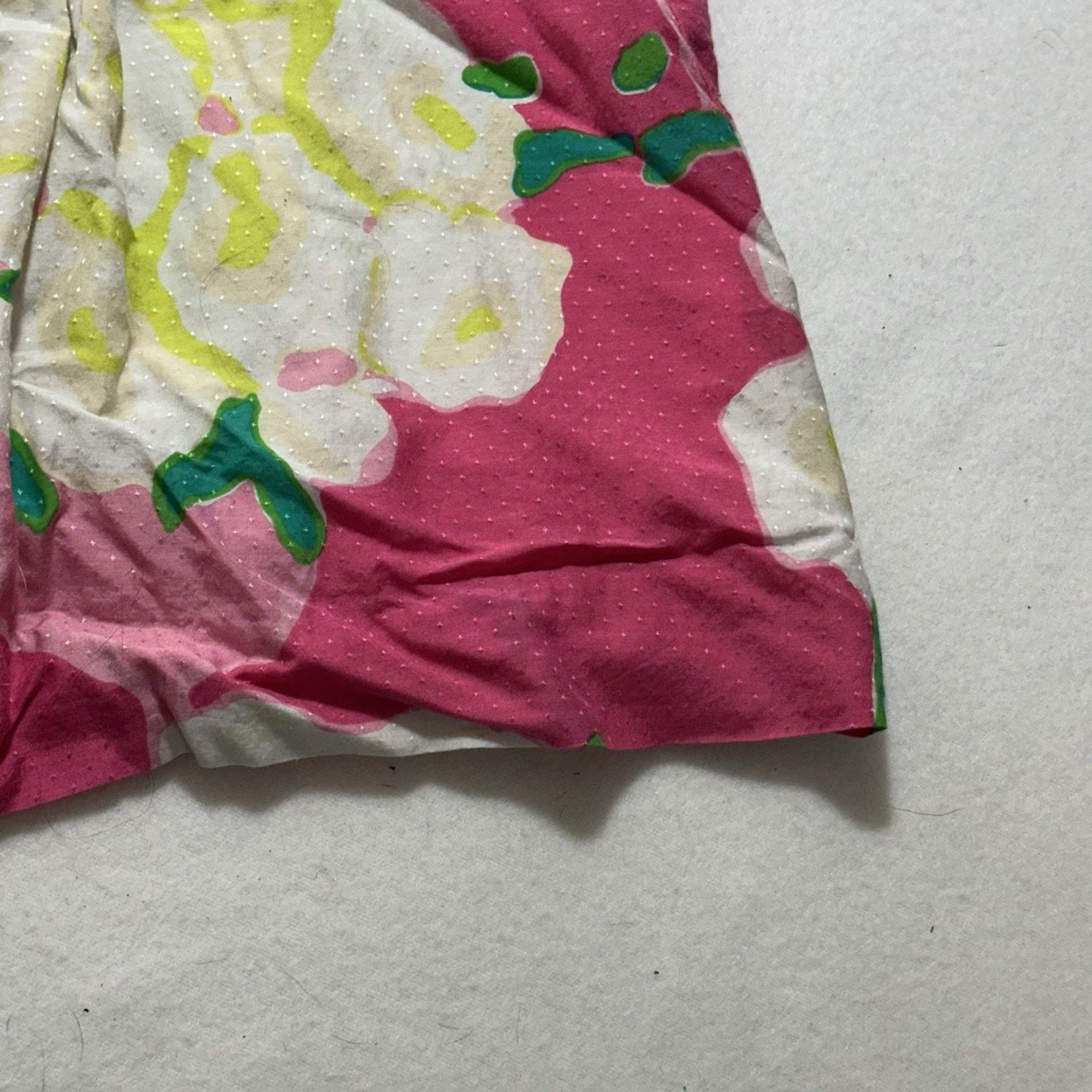Lilly Pulitzer Lilly Pulitzer 4 Pink White Floral Cotton Mini Skirt Lined Size 27" / US 4 / IT 40 - 11 Thumbnail