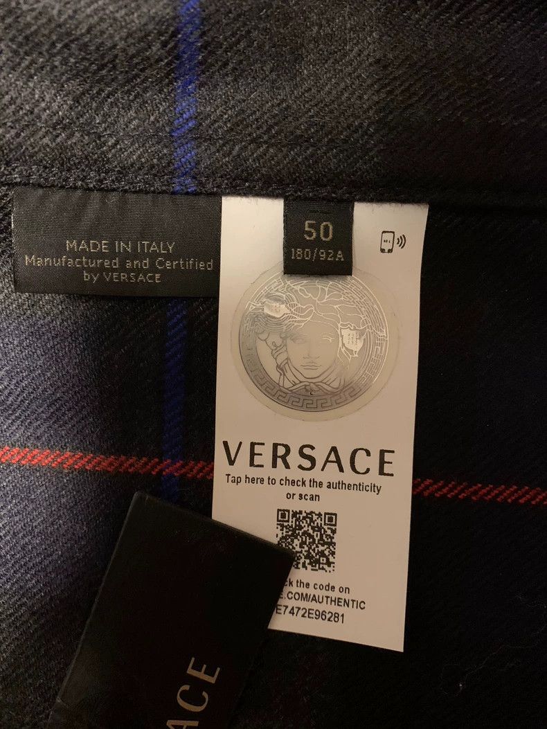 Versace Versace Long-sleeved wool jacket Size US L / EU 52-54 / 3 - 5 Thumbnail