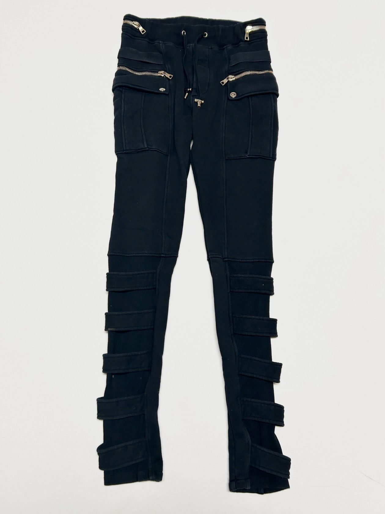 Balmain Bondage Multi-Zip Biker Cargo Pants Size US 30 / EU 46 - 1 Thumbnail