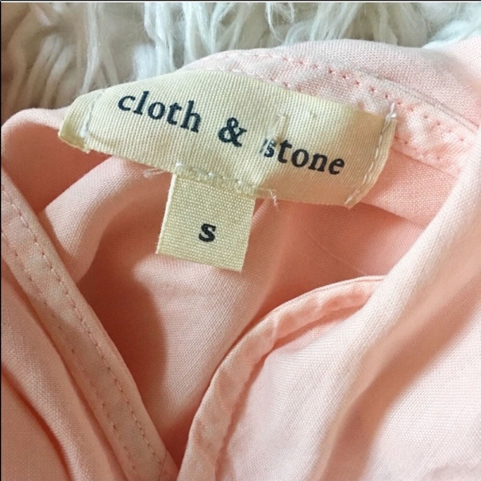 Anthropologie NEW ANTHROPOLOGIE Cloth Stone Cream Pink Tank Shorts Romper Size 27" / US 4 / IT 40 - 6 Thumbnail
