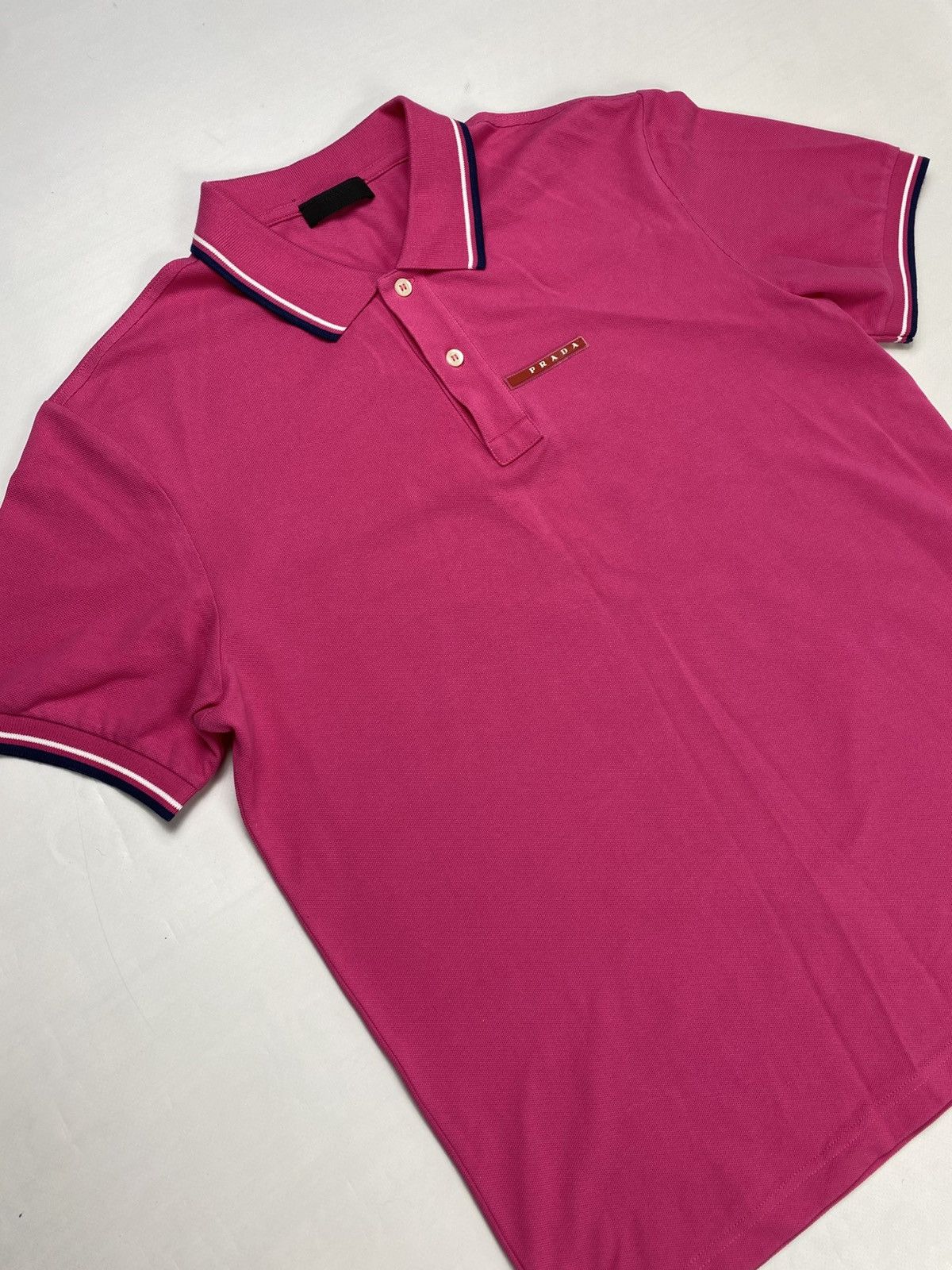 Prada Prada Pink Polo Size US L / EU 52-54 / 3 - 2 Thumbnail