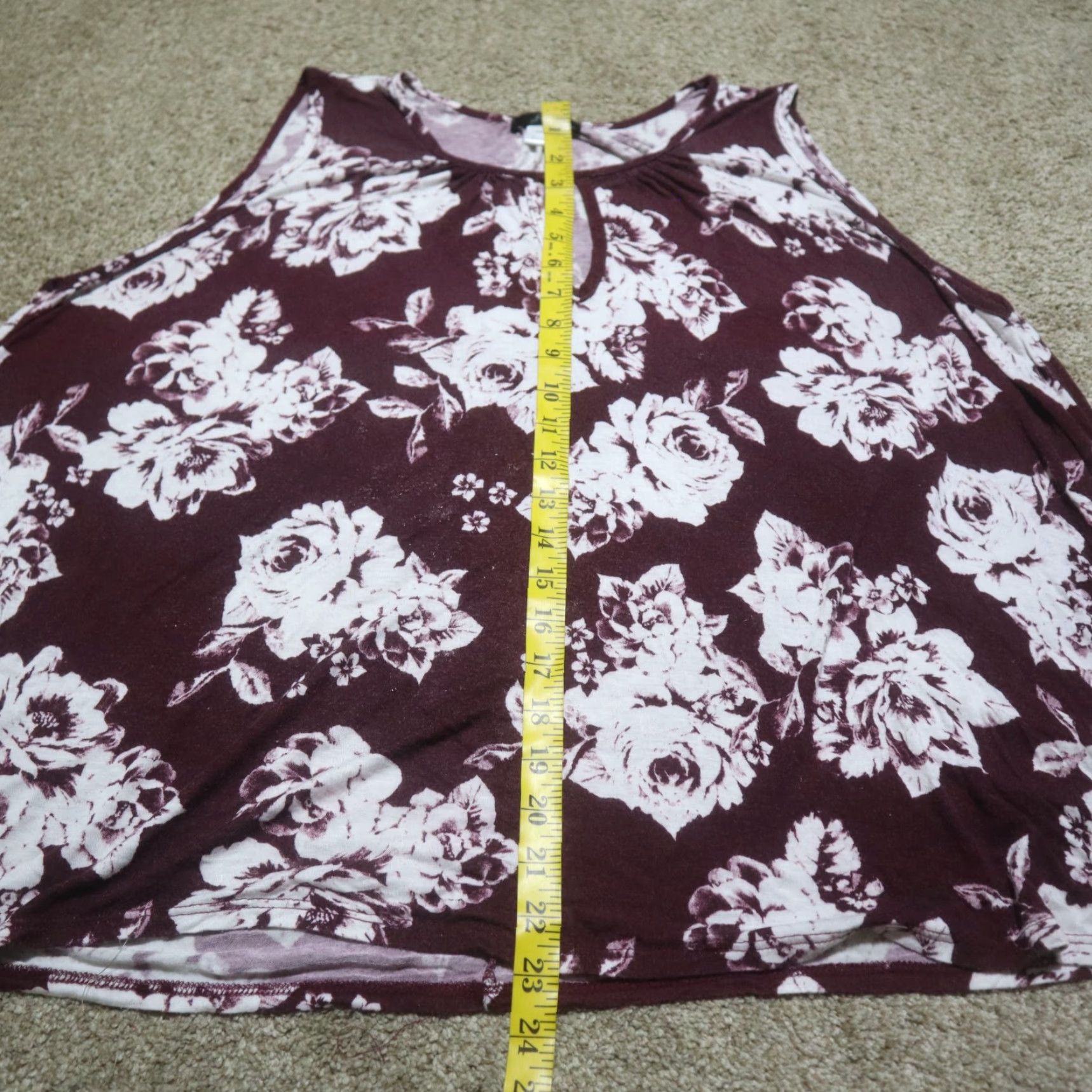 Vintage Fgd Purple Floral Shirt Blouse 3/4 Sleeve Women XL Purple Floral Theme Flower Top Shirt Dress Womens XL Size XL / US 12-14 / IT 48-50 - 6 Thumbnail