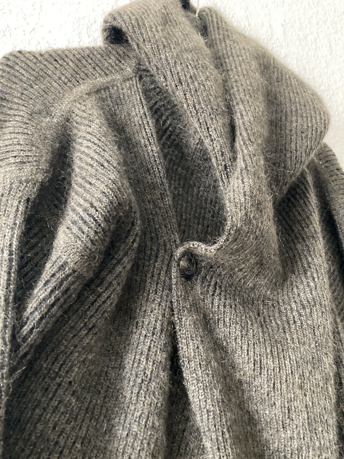 Rick Owens F/W 19 "LARRY" Hooded Mohair & Wool Knit Jacket Rick Owens L Size US L / EU 52-54 / 3 - 12 Thumbnail