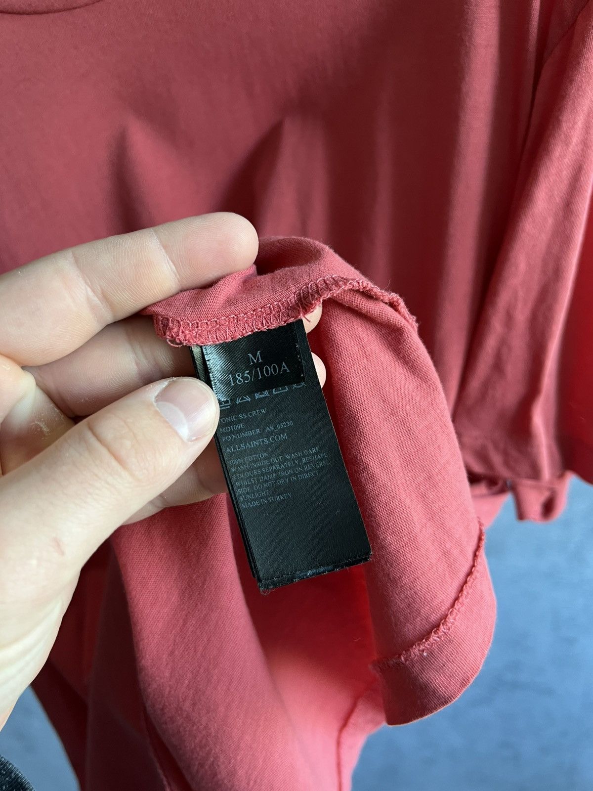 Allsaints Allsaints Casual Basic T-Shirt Mini Logo 00s Size M Mens Size US M / EU 48-50 / 2 - 6 Thumbnail