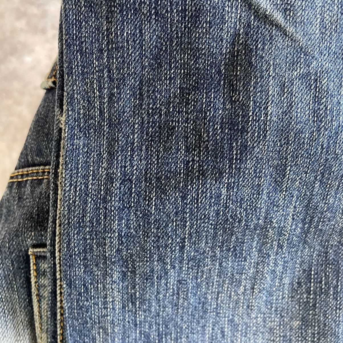 Morgan Homme 🔥🇯🇵Morgan Homme Japan Made Ripped Distress Denim Jeans Size US 31 - 9 Thumbnail
