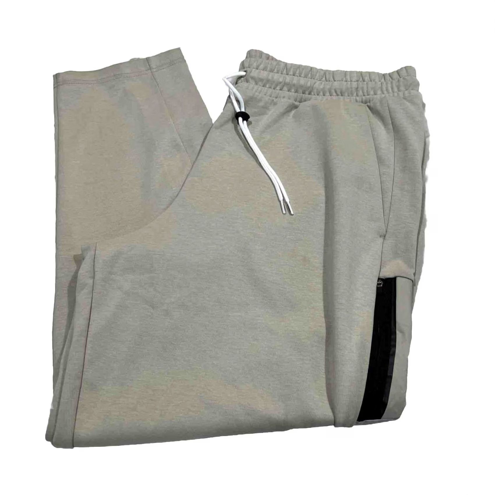 Vintage Cargo Sweatpants Men’s 2XL Pebble Gray Drawstring Pockets Regular Pants Sports Comfort Elastic Waist Pockets Gr ay Purposed Size US 39 - 2 Thumbnail