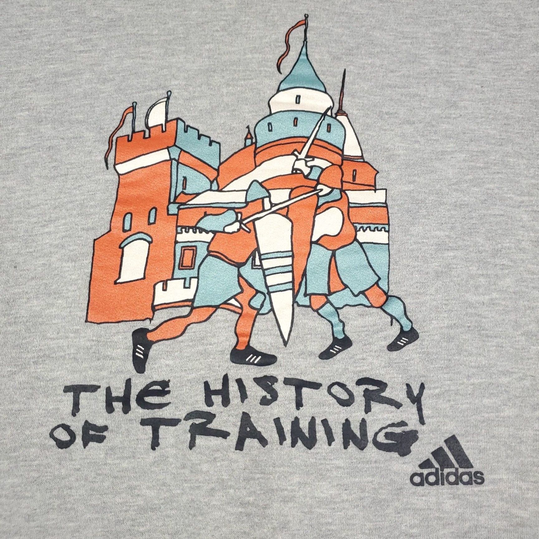 Adidas Adidas Mens Gray Training Pullover Sweatshirt Sweater Medium Size US M / EU 48-50 / 2 - 4 Thumbnail