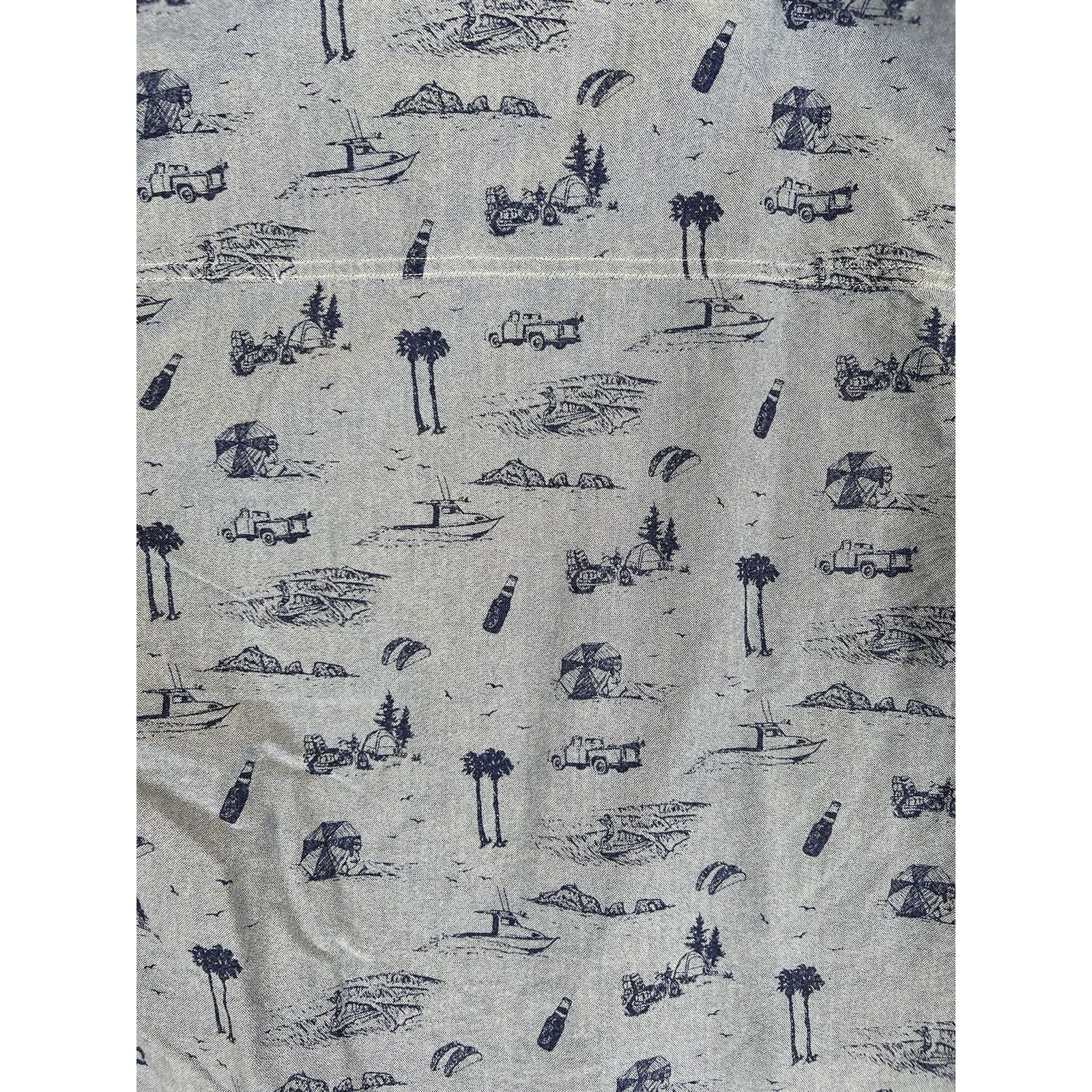 Other Iron And Resin Wave Pattern Hawaiian Shirt Medium Button Up Size US M / EU 48-50 / 2 - 7 Thumbnail