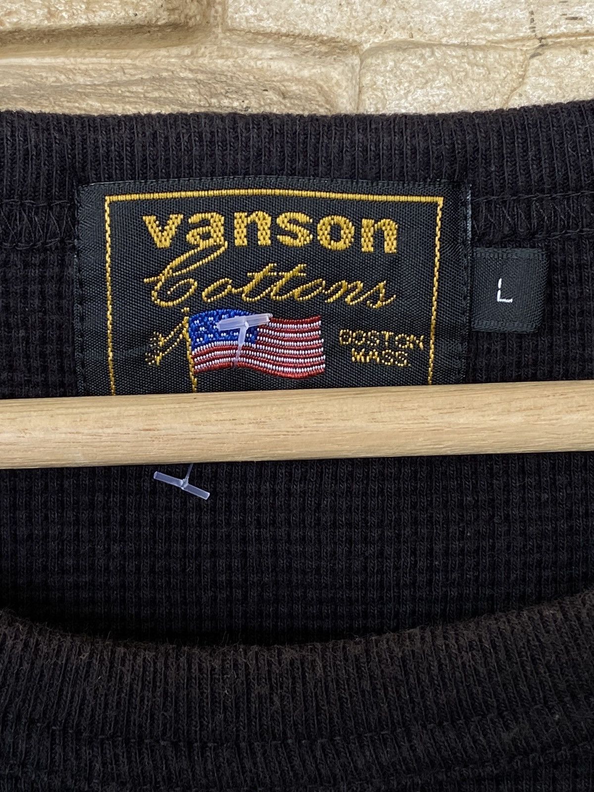 Vanson Leathers Vintage Vanson Leather 3 quarter Sleeve Tees Size US L / EU 52-54 / 3 - 7 Thumbnail