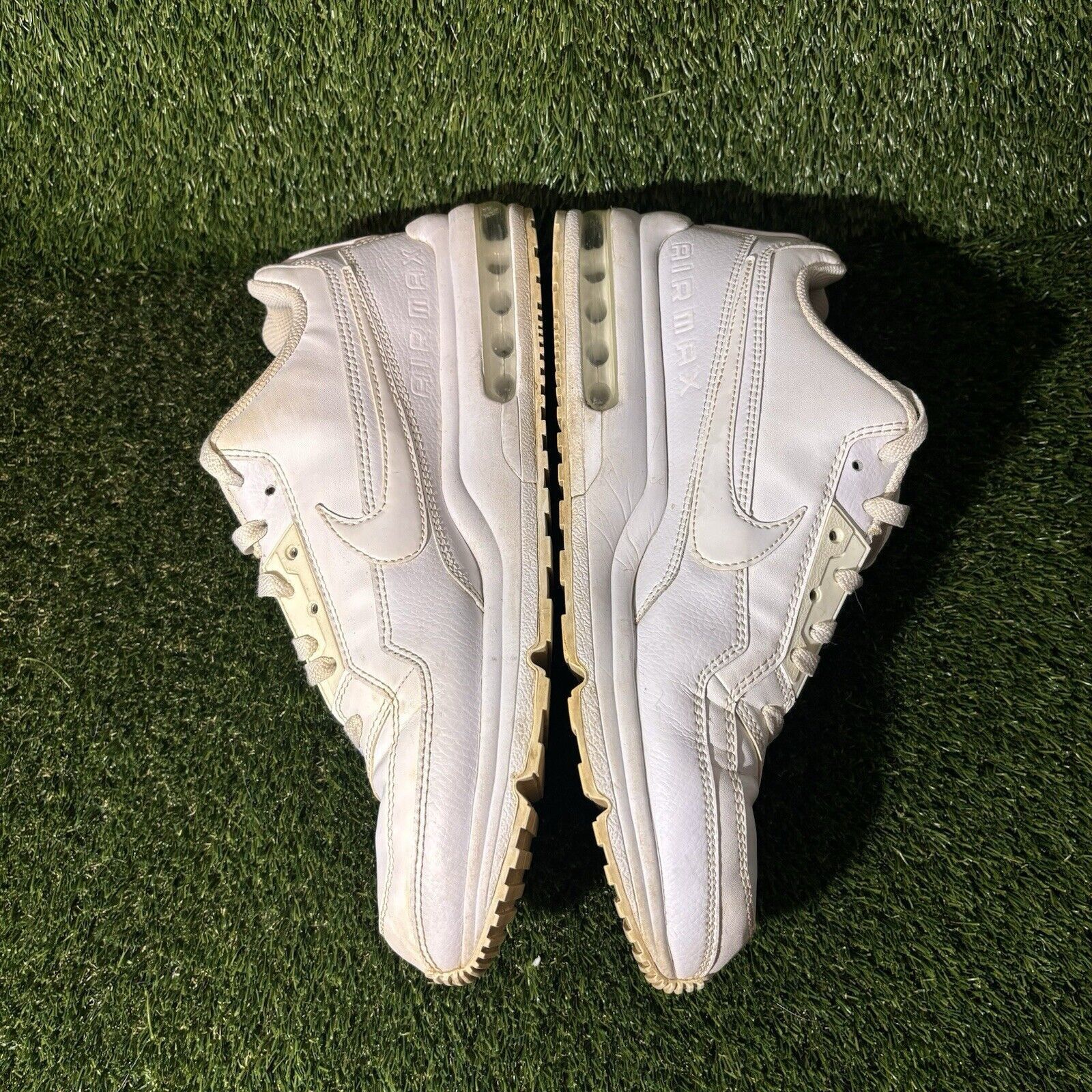 Nike Size 12 - Nike Air Max LTD 3 Triple White Size US 12 / EU 45 - 3 Thumbnail
