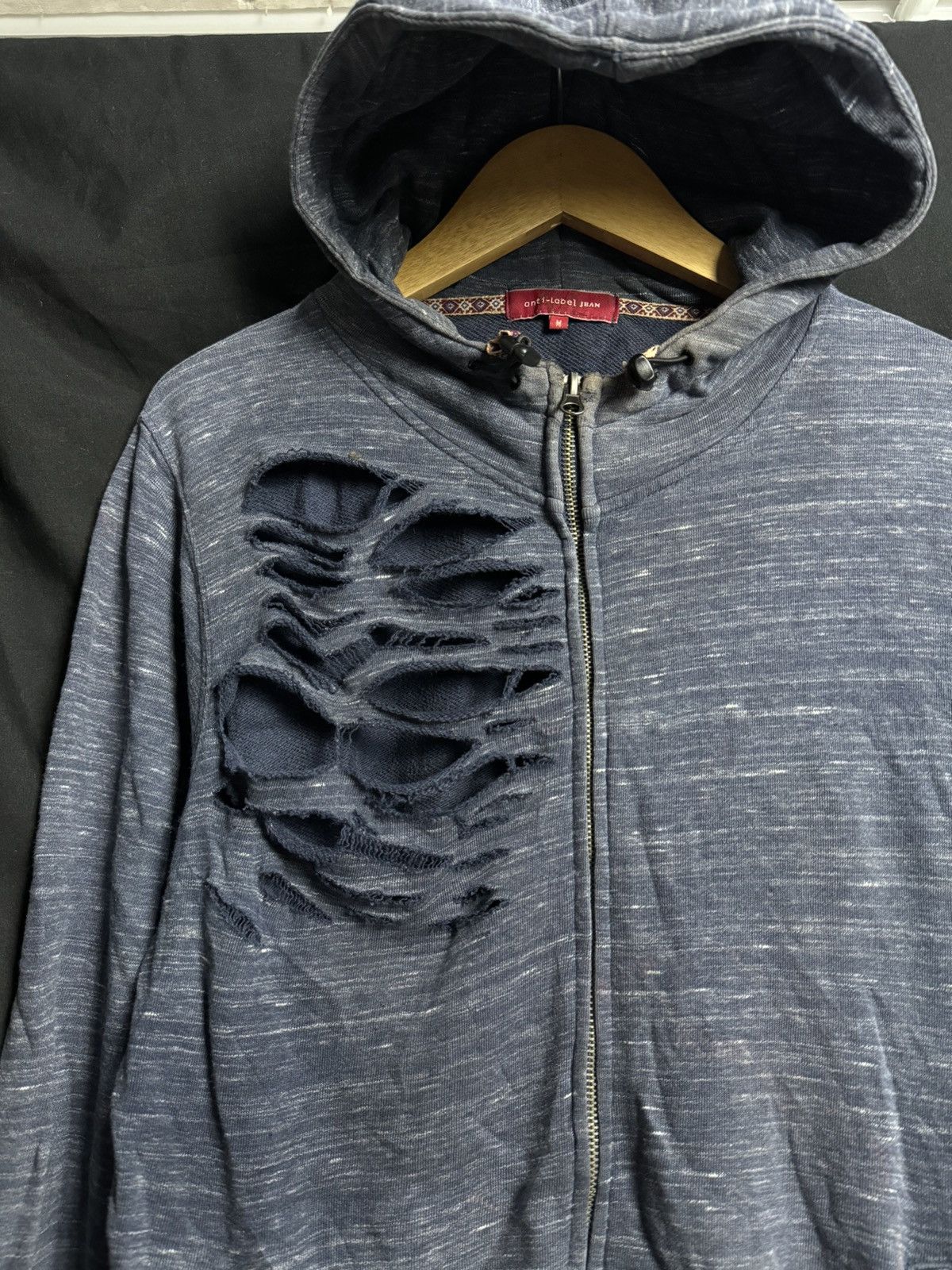 If Six Was Nine × Japanese Brand × Le Grande Bleu (L.G.B.) Distressed Hoodie Faded ALR Ifsixwasnine lgb Size US M / EU 48-50 / 2 - 4 Thumbnail
