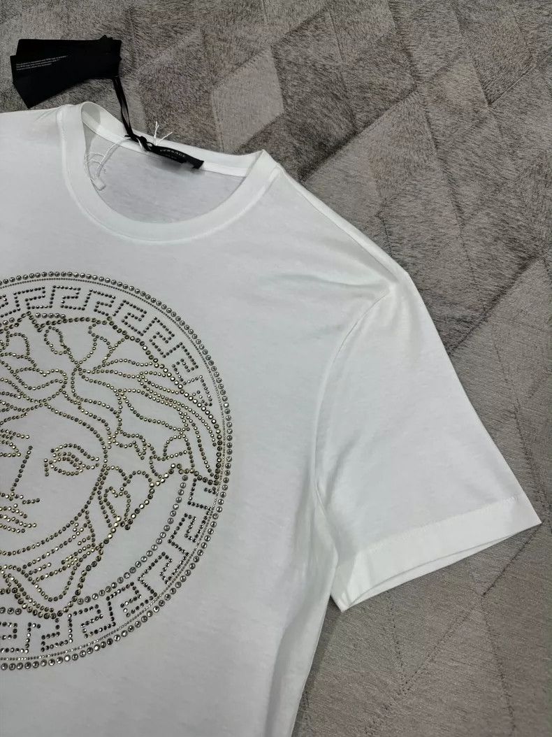 Versace Versace Full diamond Medusa T-shirt Size US M / EU 48-50 / 2 - 3 Thumbnail