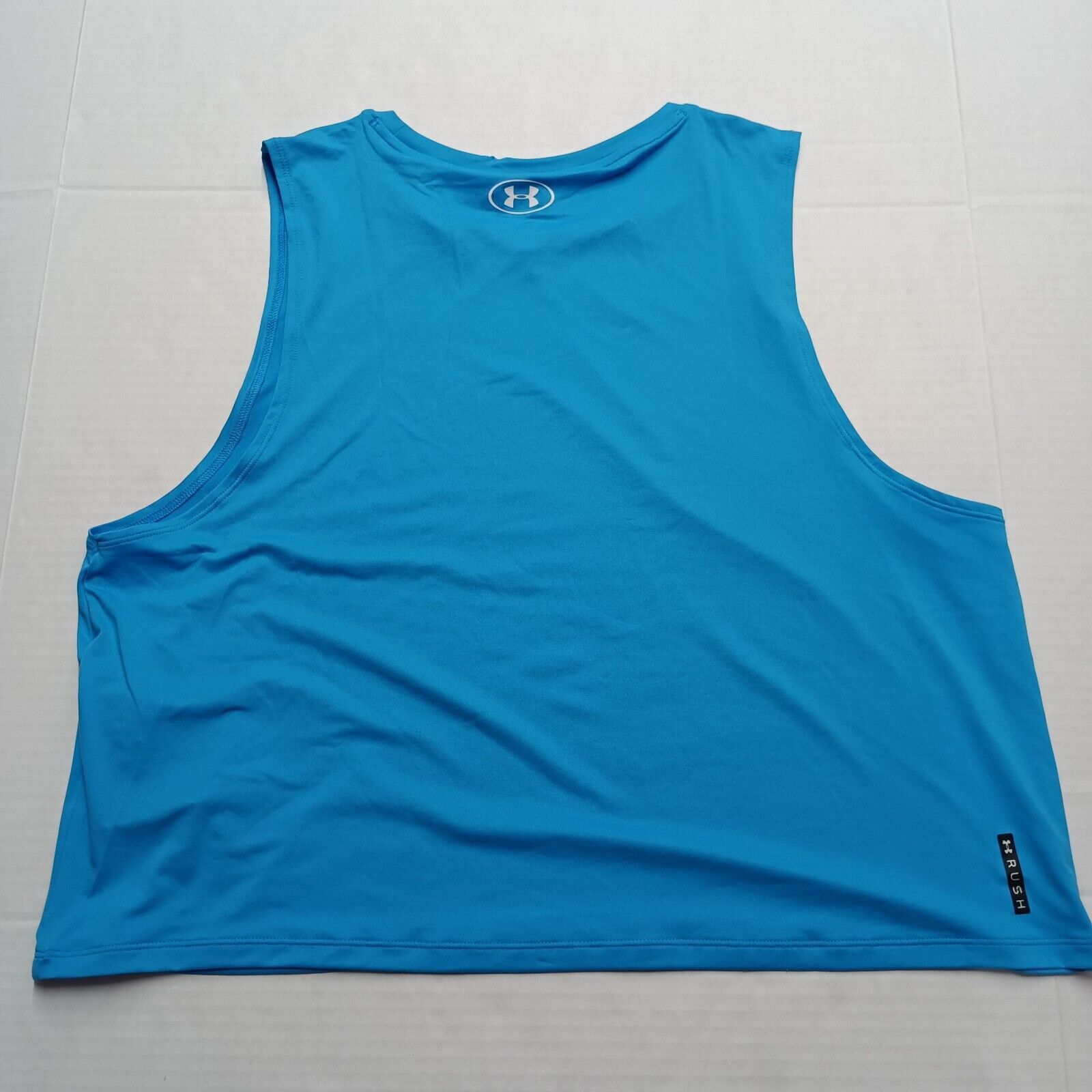 Under Armour Under Armour RUSH Vanish Energy Womens XL Crop Tank Top Blue Size XL / US 12-14 / IT 48-50 - 7 Thumbnail
