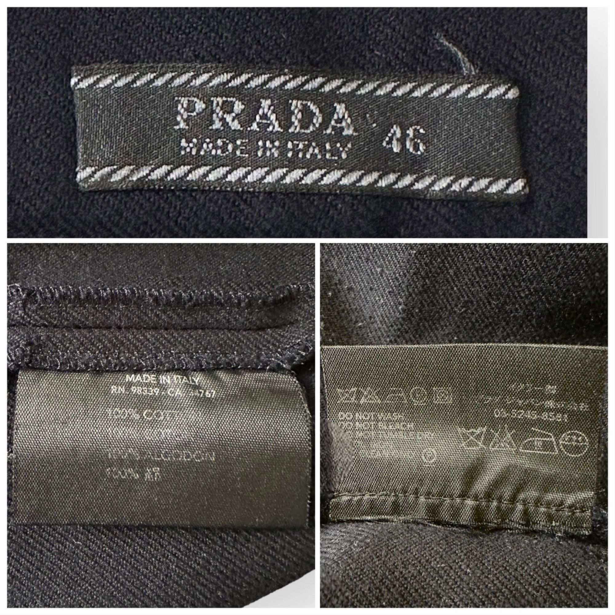 Prada Vintage Prada Pencil Skirt, Navy, Size 46 Italy, 2001 S/S Size 32" / US 10 / IT 46 - 8 Thumbnail