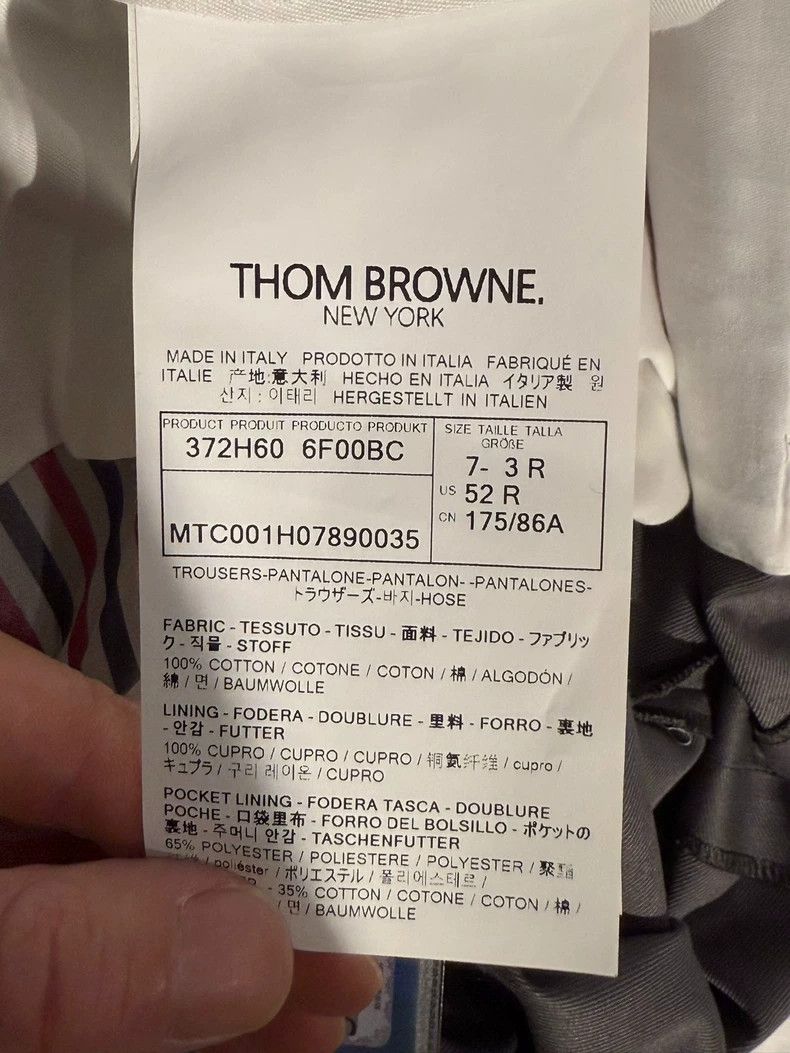 Thom Browne THOM BROWNE3Classic mid-gray four-bar casual pants 2502-Nex Size US 34 / EU 50 - 5 Thumbnail