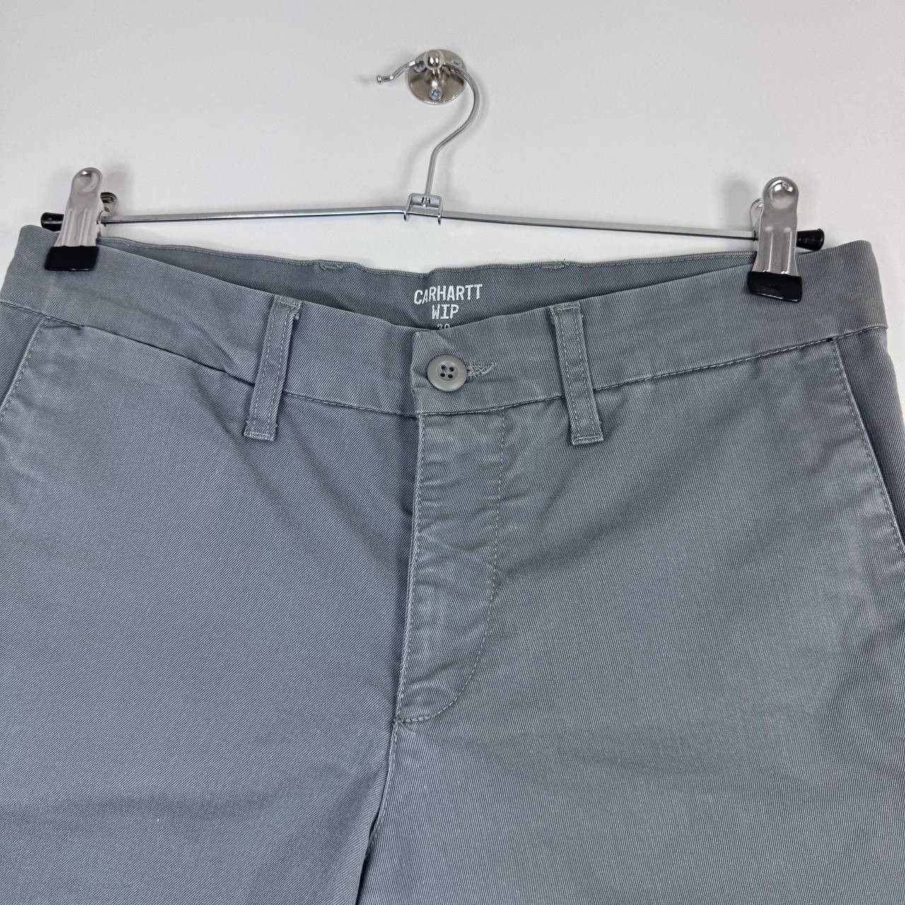 Carhartt Carhartt Wip Sid Shorts Gray Chino Workwear Mens Size M Size US 30 / EU 46 - 2 Thumbnail