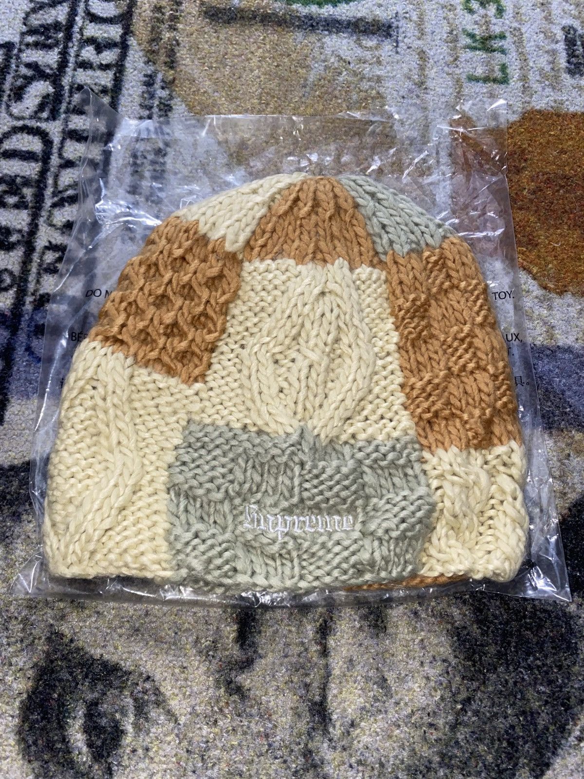 Supreme Supreme Block Knit Beanie Size ONE SIZE - 1 Thumbnail