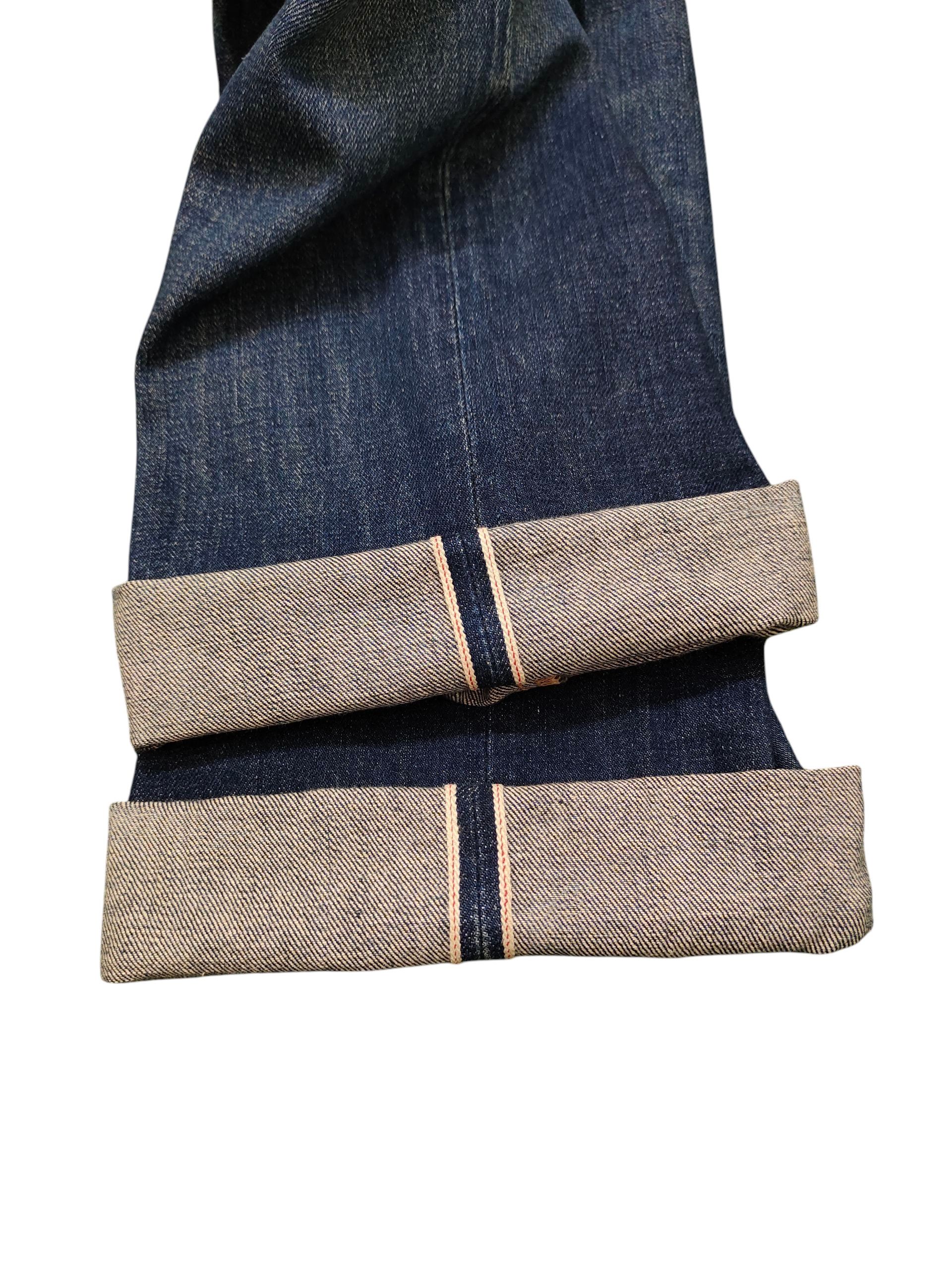 Nigel Cabourn Vintage 90s Nigel Cabourn Selvedge Clawmark Distress Jeans Size US 30 / EU 46 - 16 Thumbnail