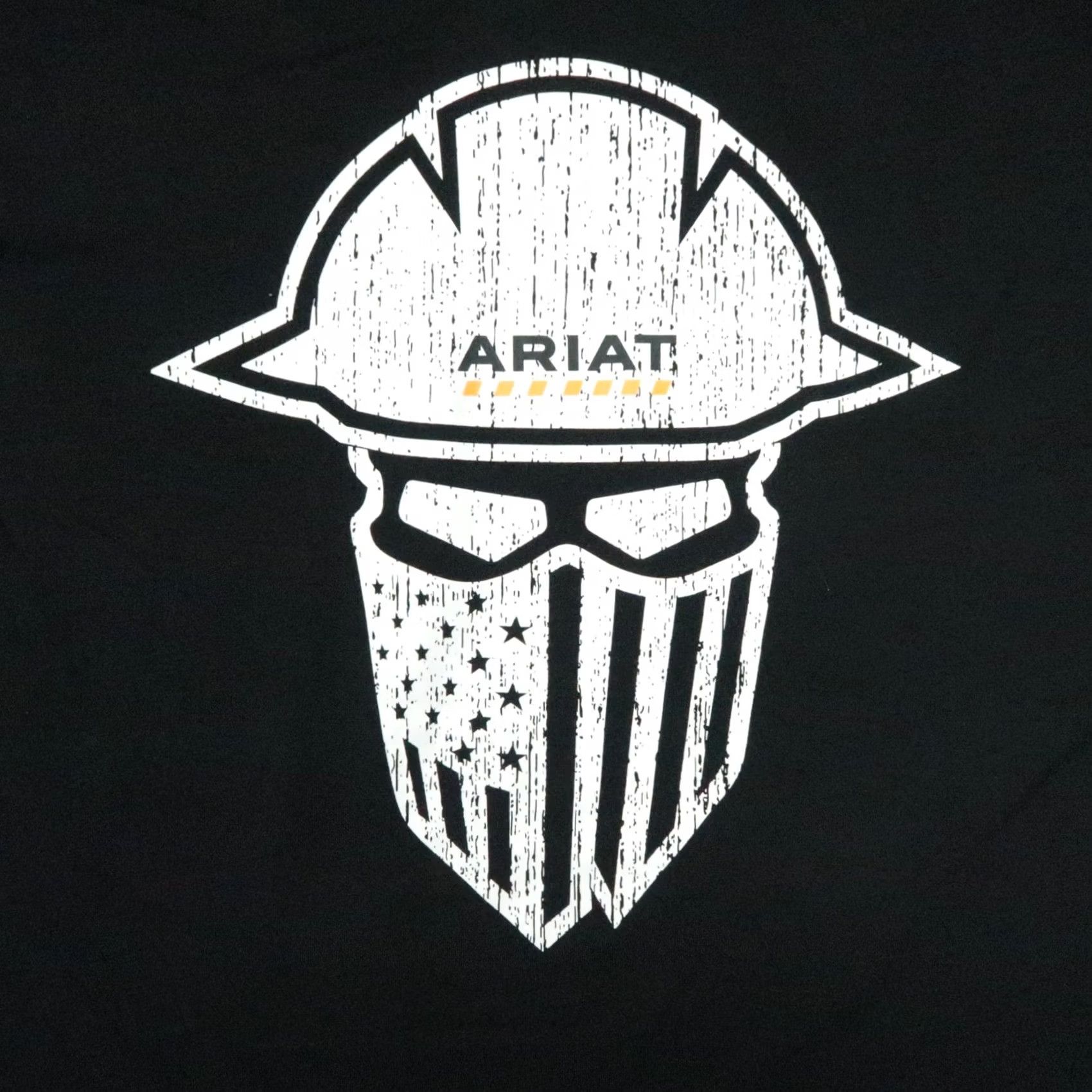 Ariat Ariat Shirt Mens XL Black Long Sleeve Tee Rebar Print Workwear Hard Hat Graphic Print Crew Neck Size US XL / EU 56 / 4 - 7 Thumbnail