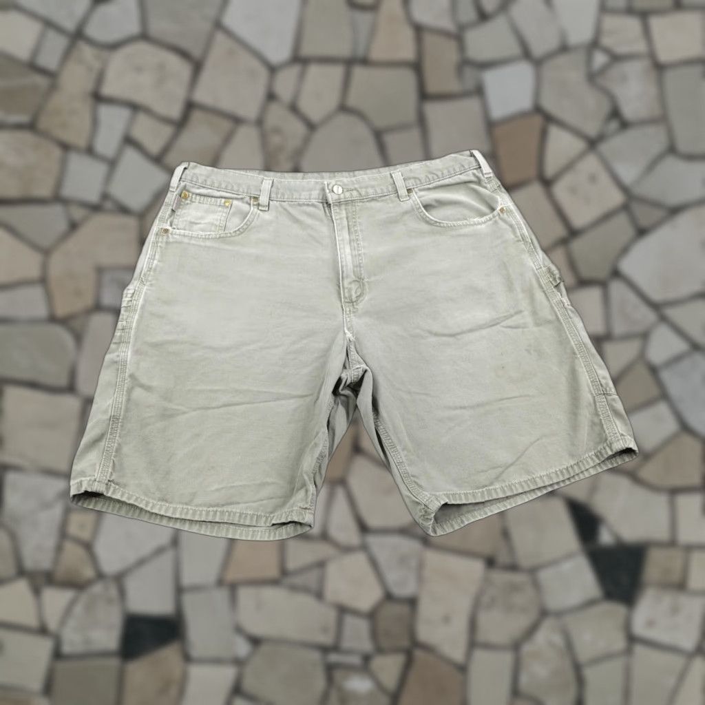 Carhartt VINTAGE Carhartt Cargo Shorts 40 Green Canvas Utility Outdoor Y2K Mens Size US 40 / EU 56 - 1 Thumbnail