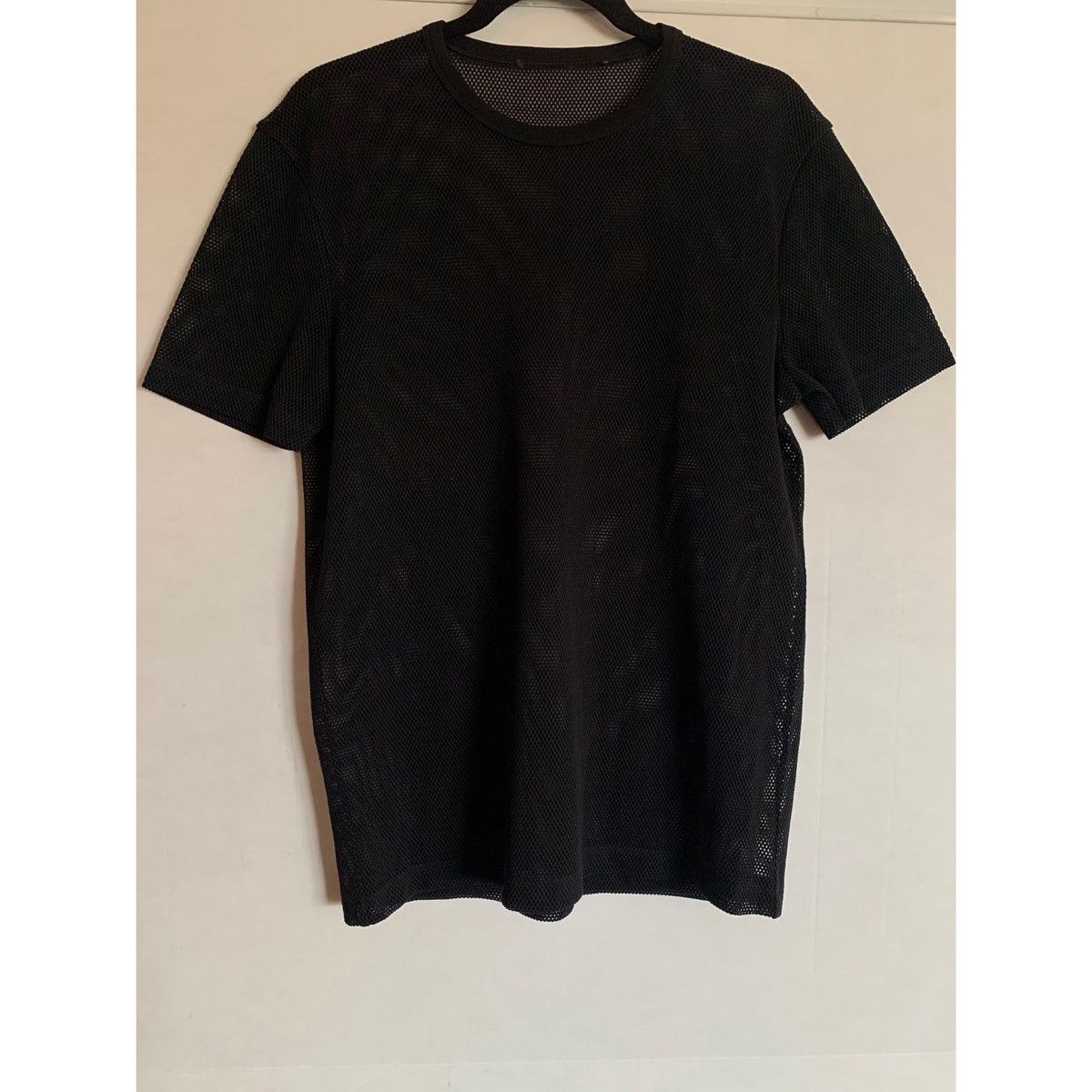 Helmut Lang HELMUT LANG BLACK LOGO MESH TOP Size US M / EU 48-50 / 2 - 2 Thumbnail