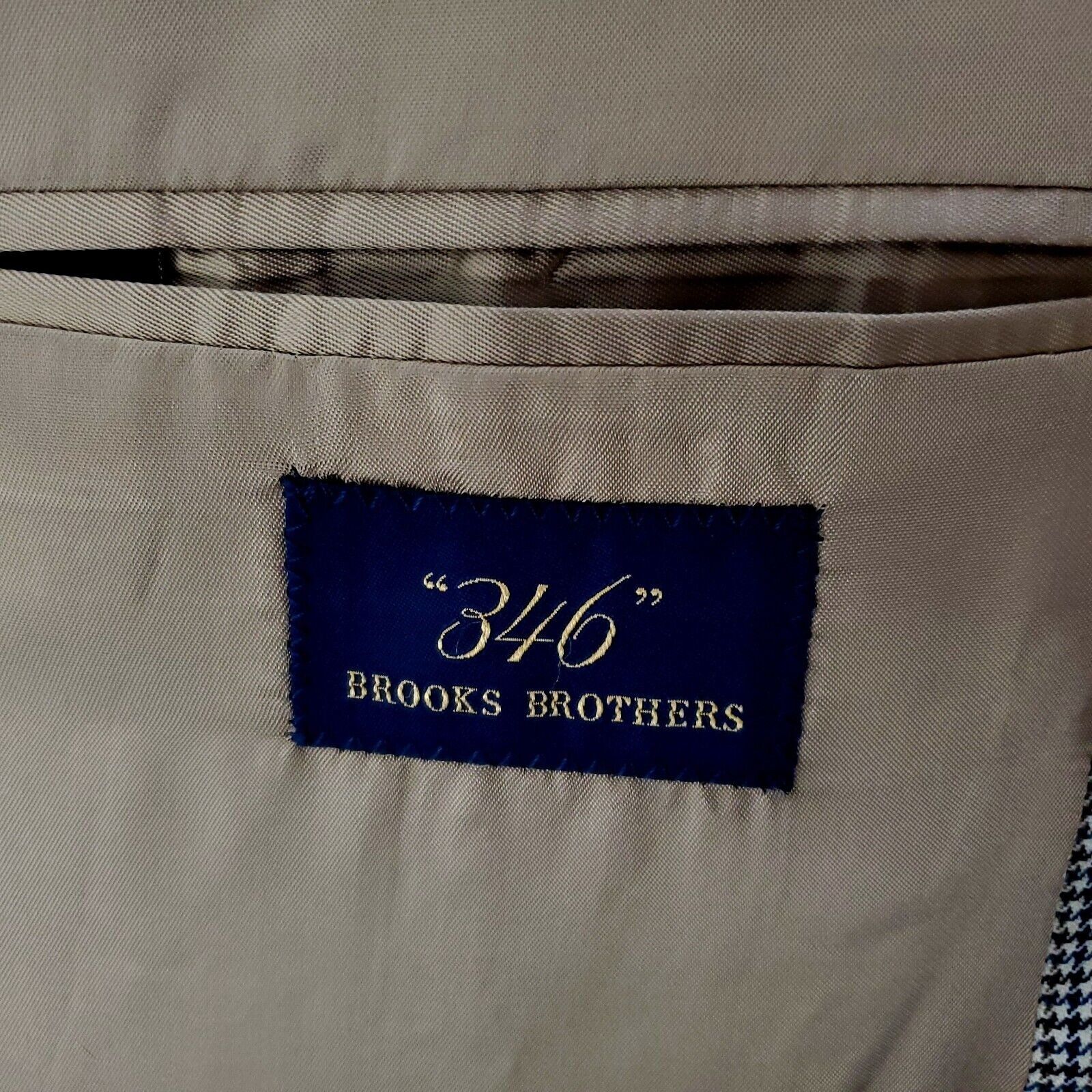 Brooks Brothers Brooks Brothers 346 Wool 2 Button Sport Coat 44R Portly Crea Size 44R - 7 Thumbnail