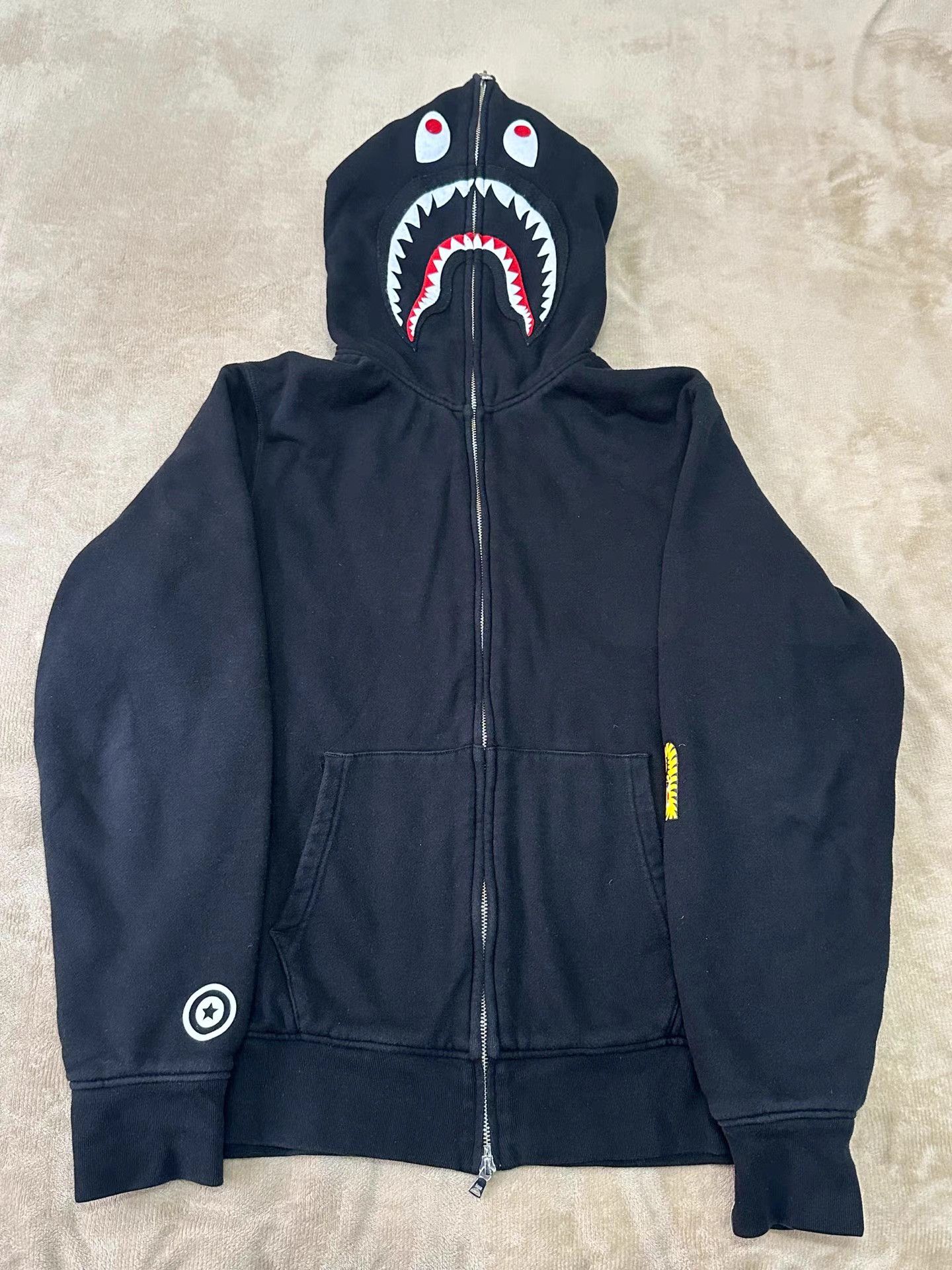 Bape BAPE Black Shark Full Zip Hoodie K5 Size US L / EU 52-54 / 3 - 1 Thumbnail