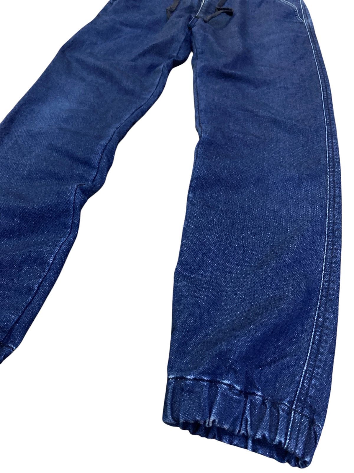 Japanese Brand Japanese Brand Blue & Khaki Jogger Jeans Size US 32 / EU 48 - 5 Thumbnail