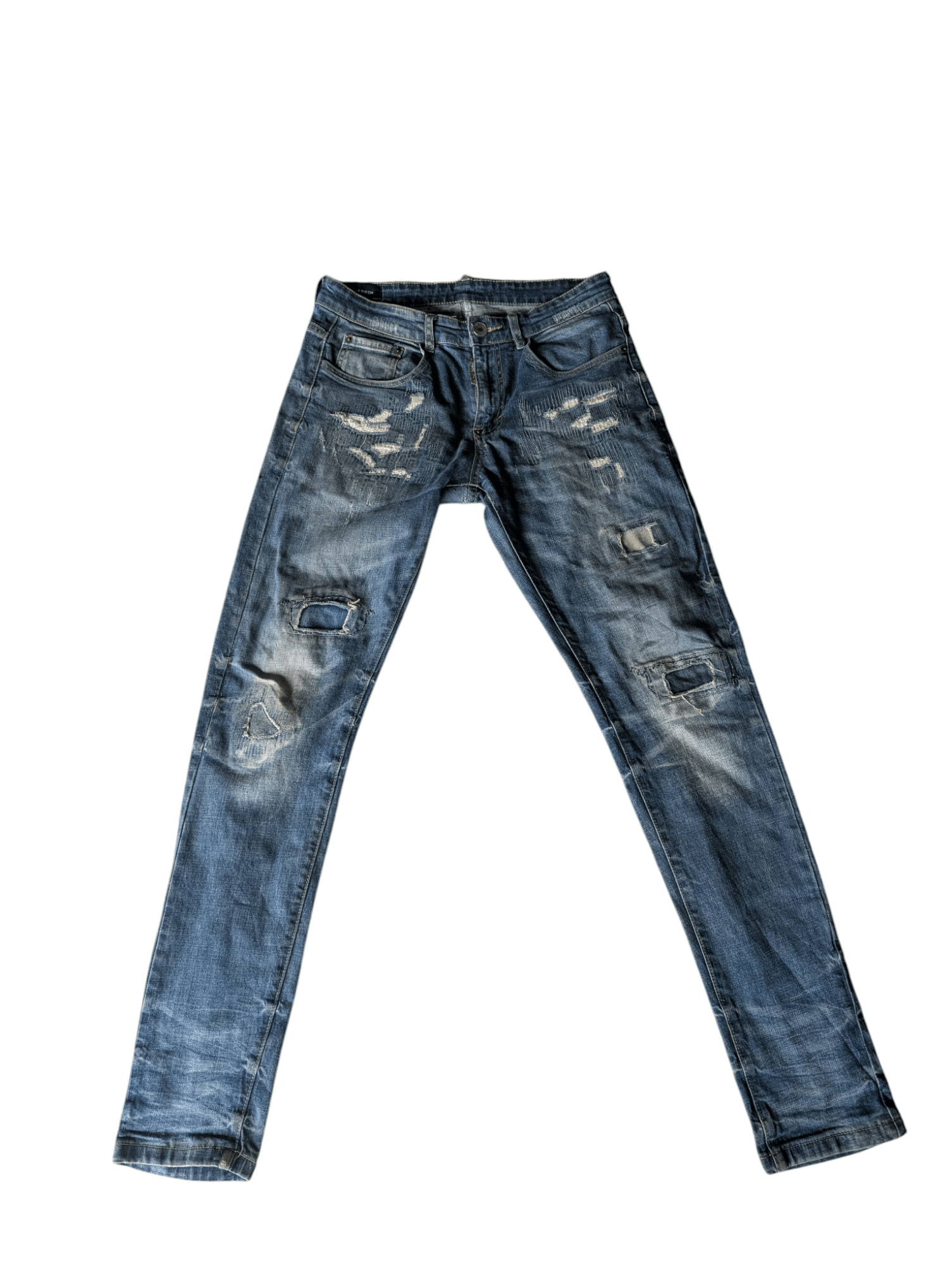 Dsquared2 Dsquared2 Italy Ripped Patch Work Low Rise Jeans Size US 30 / EU 46 - 1 Thumbnail