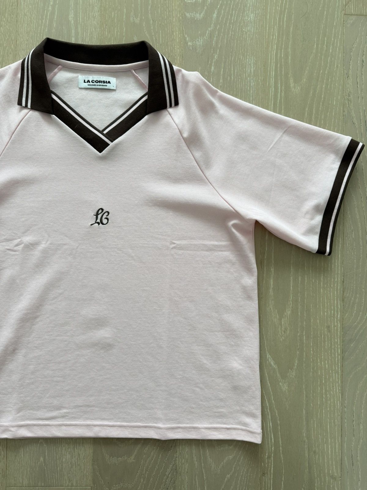 Other La Corsia Brown Pink Polo Size US L / EU 52-54 / 3 - 2 Thumbnail