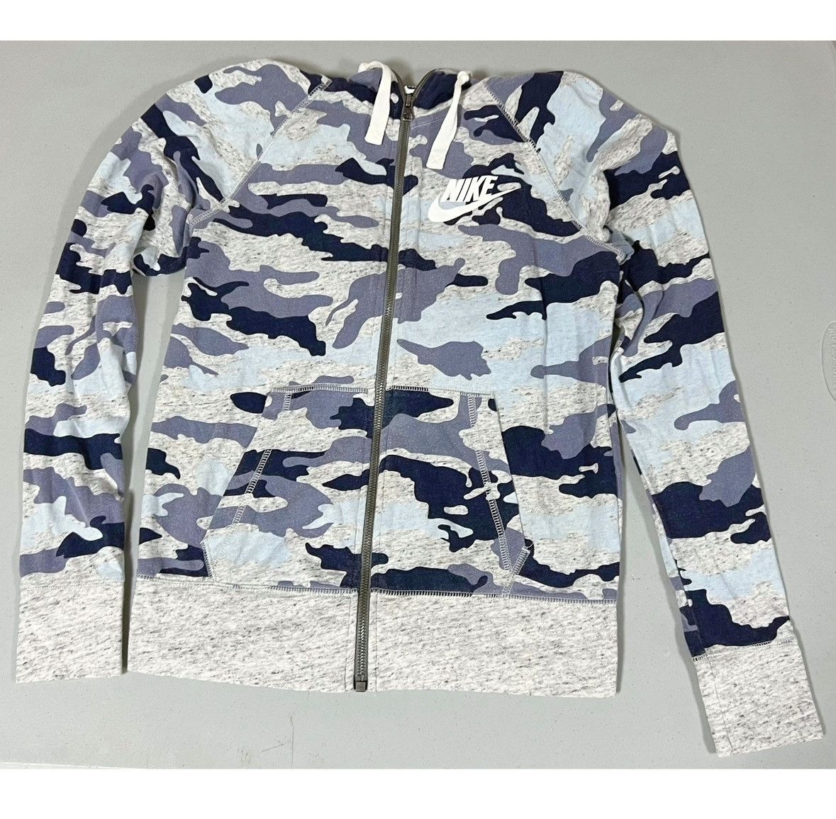 Nike Nike Blue Camo Camouflage Sweater Sweatshirt Hoodie XS 🩵💙 Size XS / US 0-2 / IT 36-38 - 5 Thumbnail